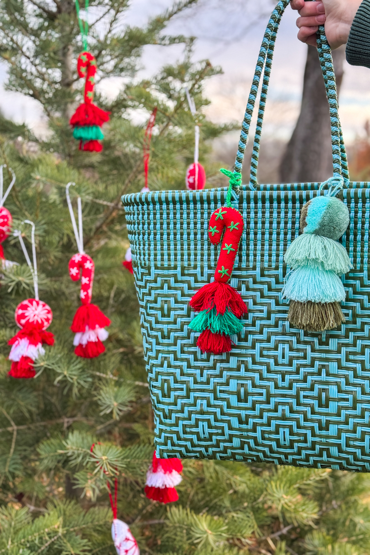 Holiday Poms