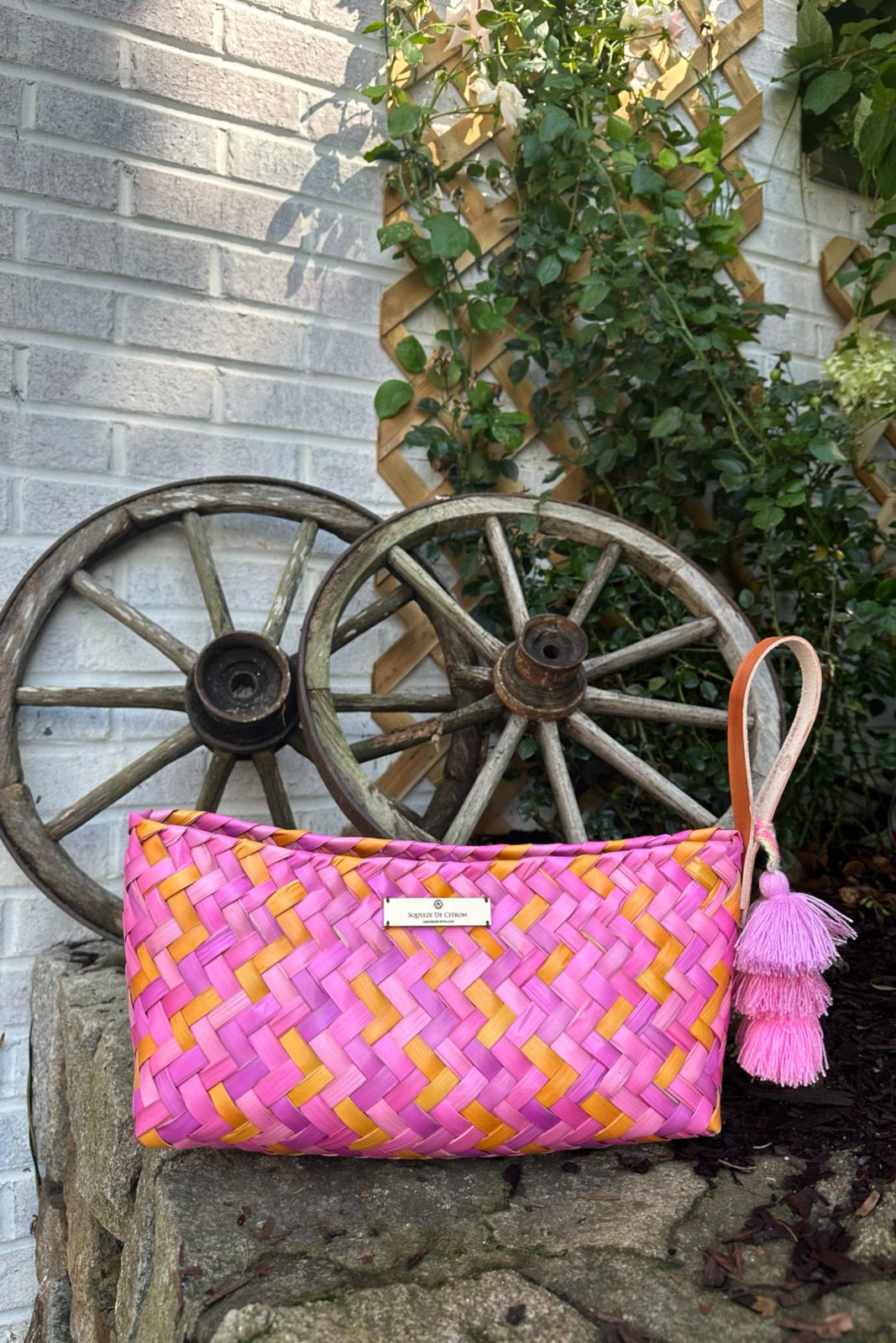 Peach / Rose Baguette Palm Citron