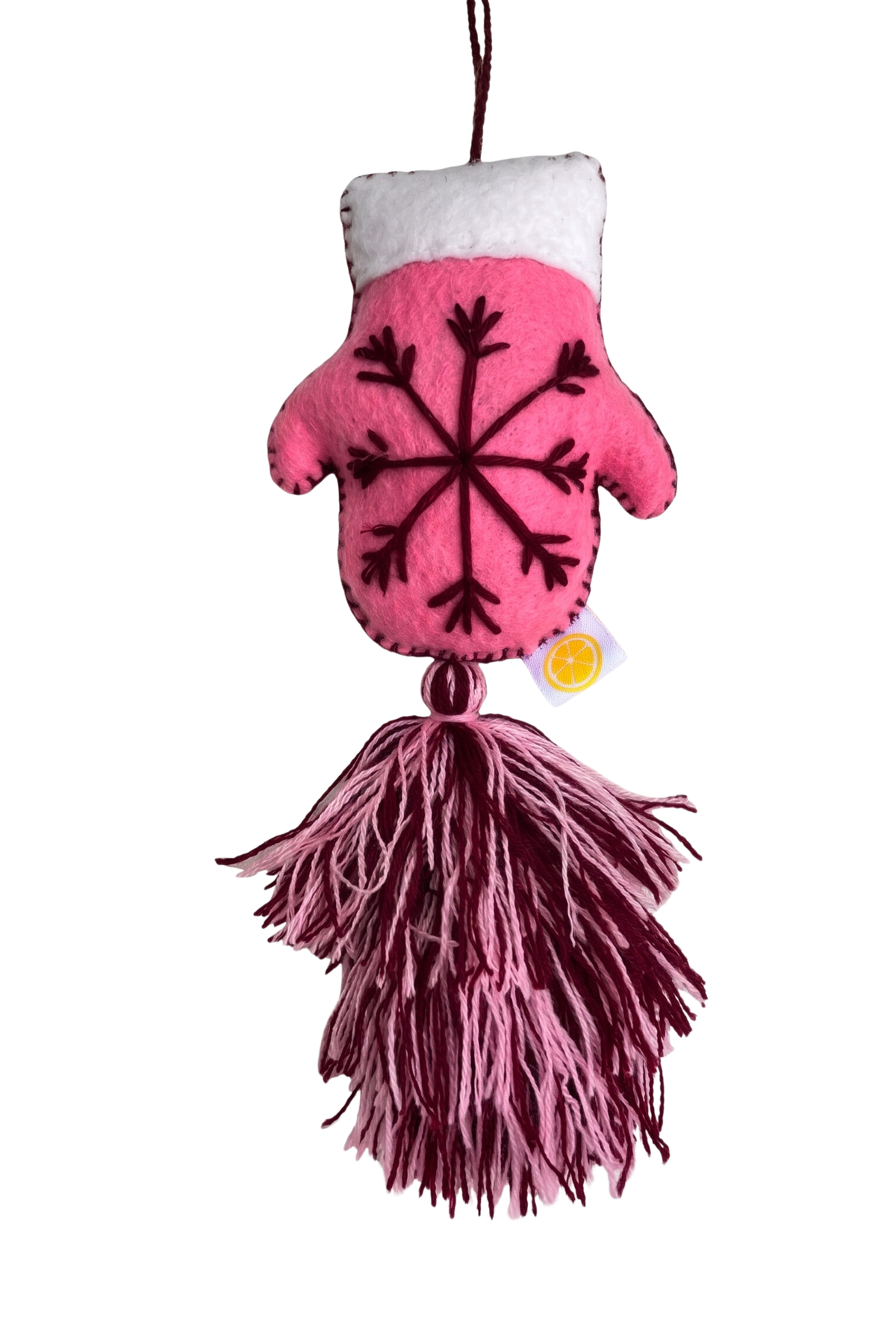 Pink Mitten Pom