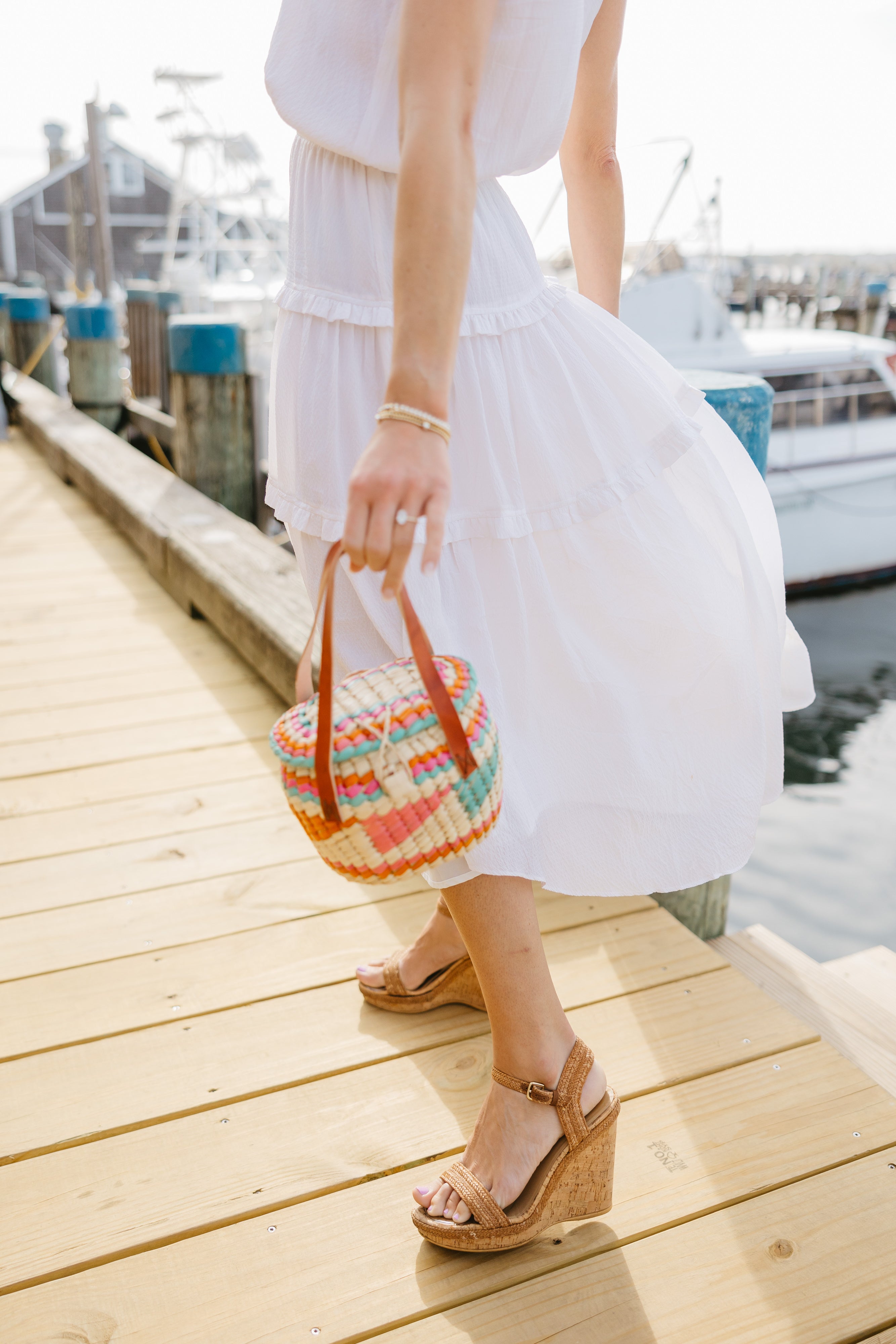 Sorbet Tucker Basket Palm Citron