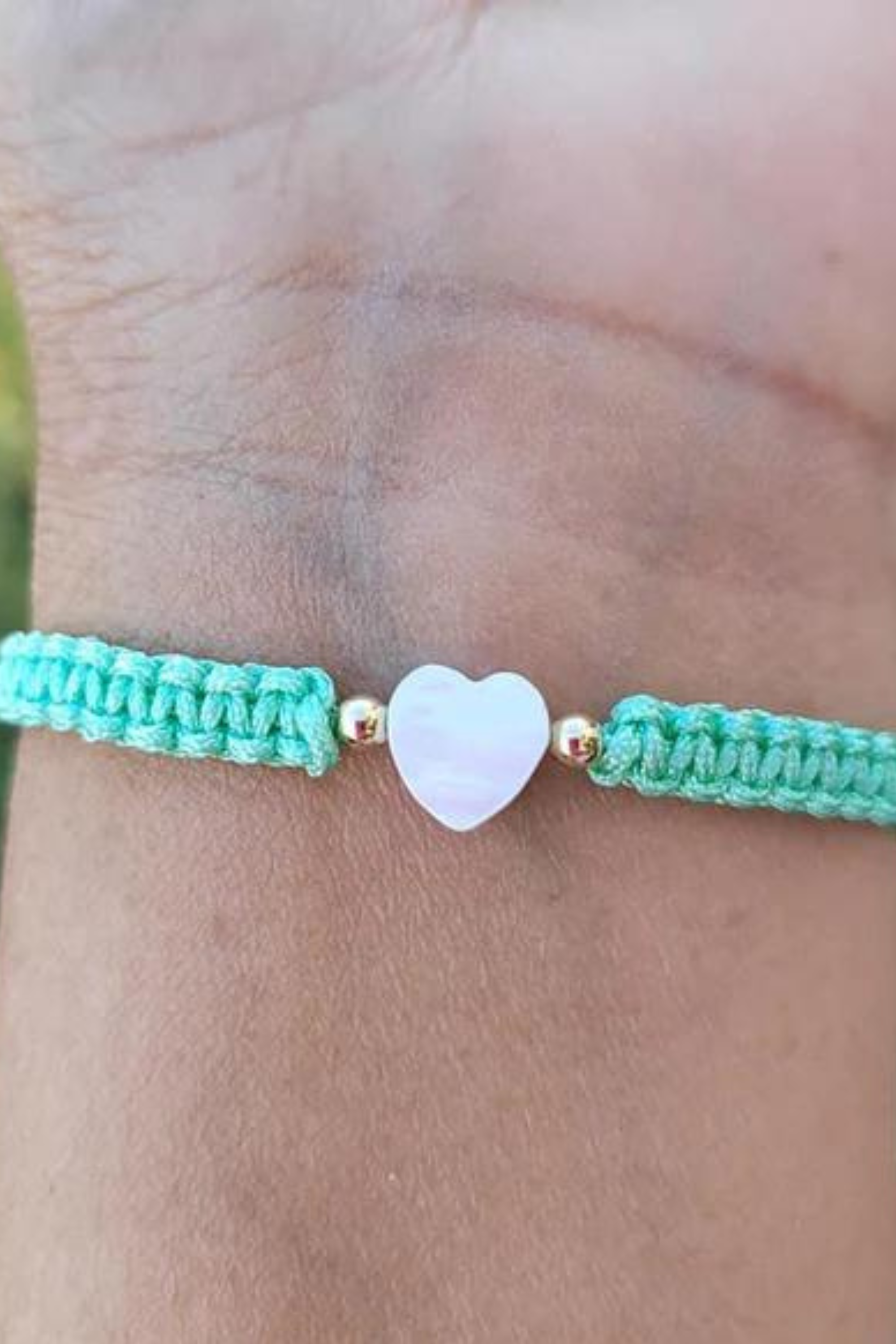 Mother of Pearl Citron Bracelet - Mint