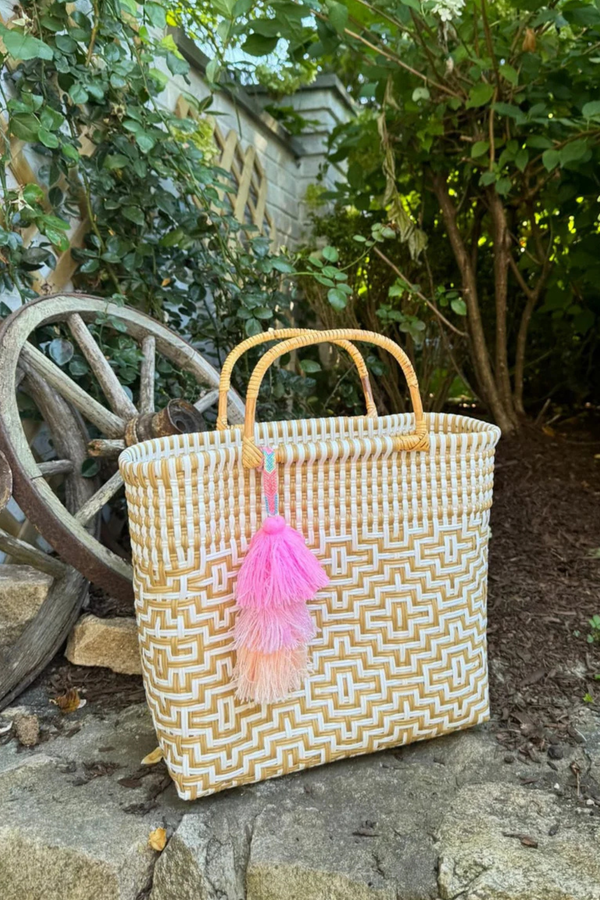 Sconset Sand Bamboo Citron Tote – Default Title