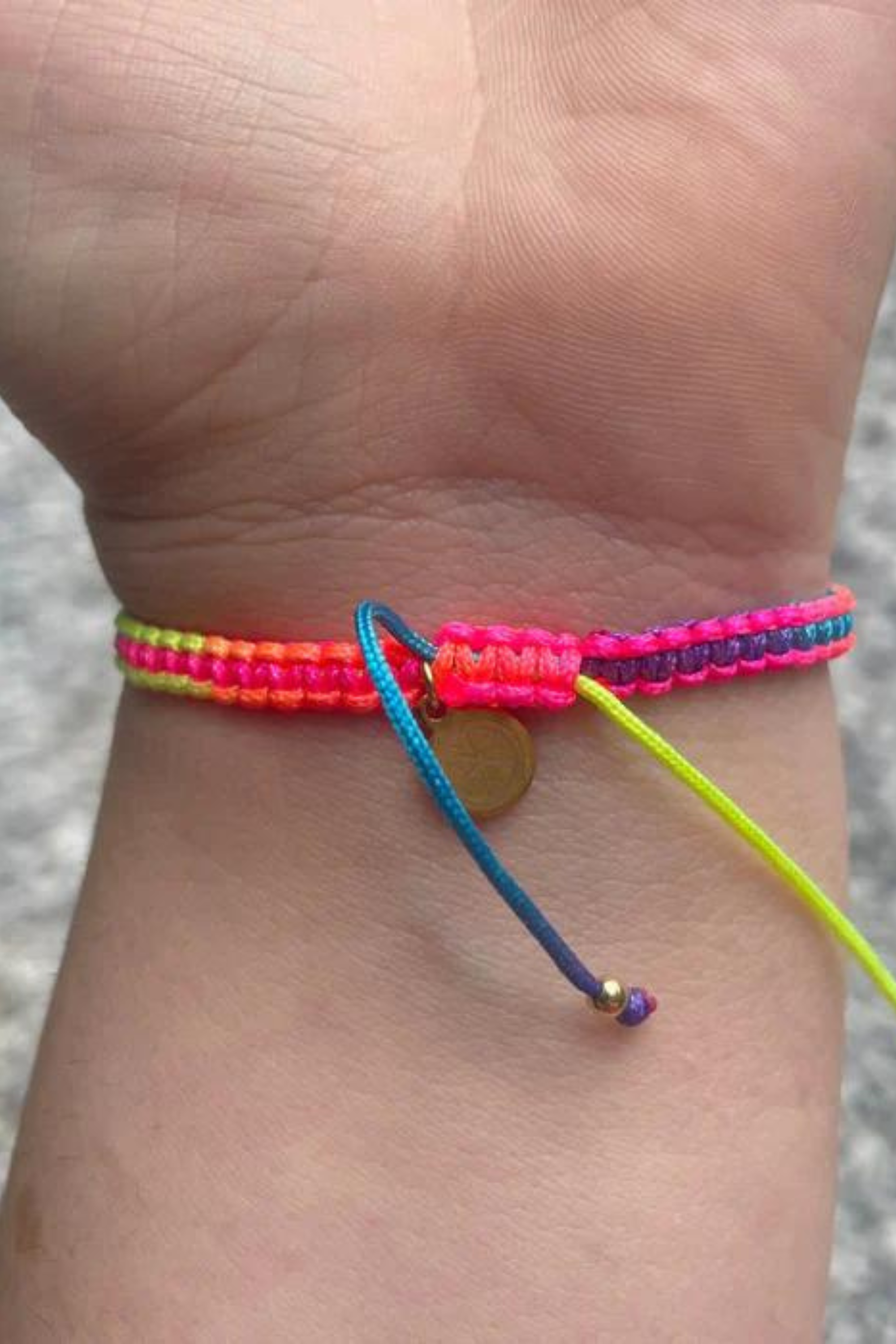 Mother of Pearl Citron Bracelet - Rainbow