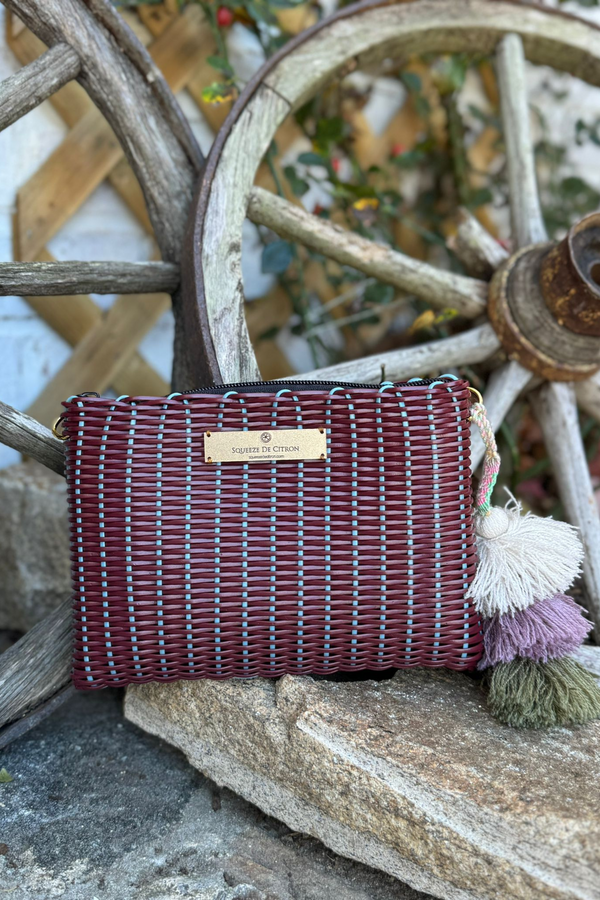 Burgundy / Blue Robin Lemon Drop Citron – Small