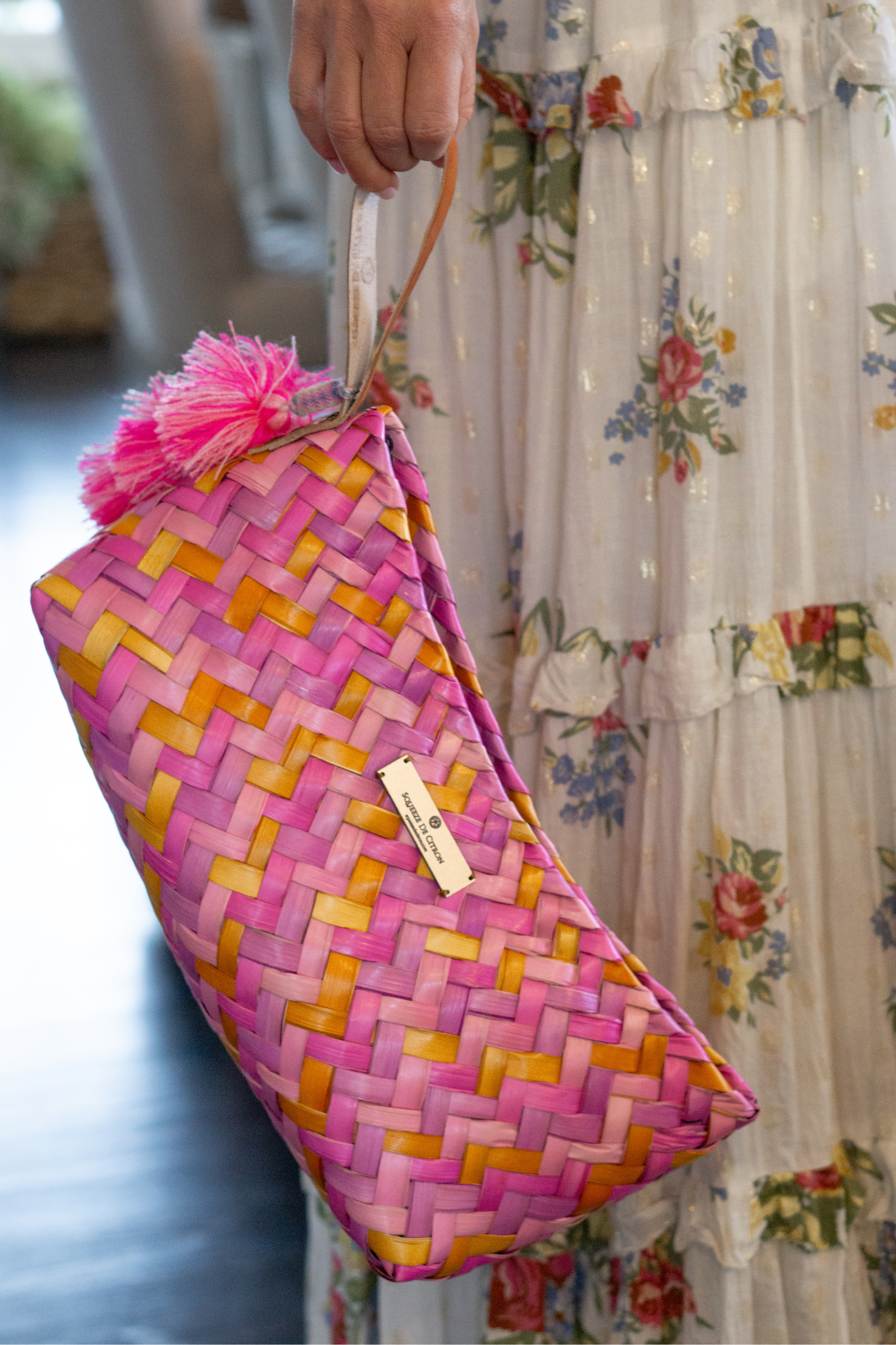 Peach / Rose Baguette Palm Citron