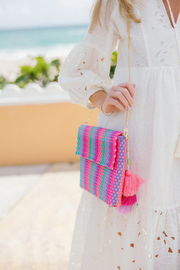 Rain Unicorn Swirl Citron Tote – Clutch