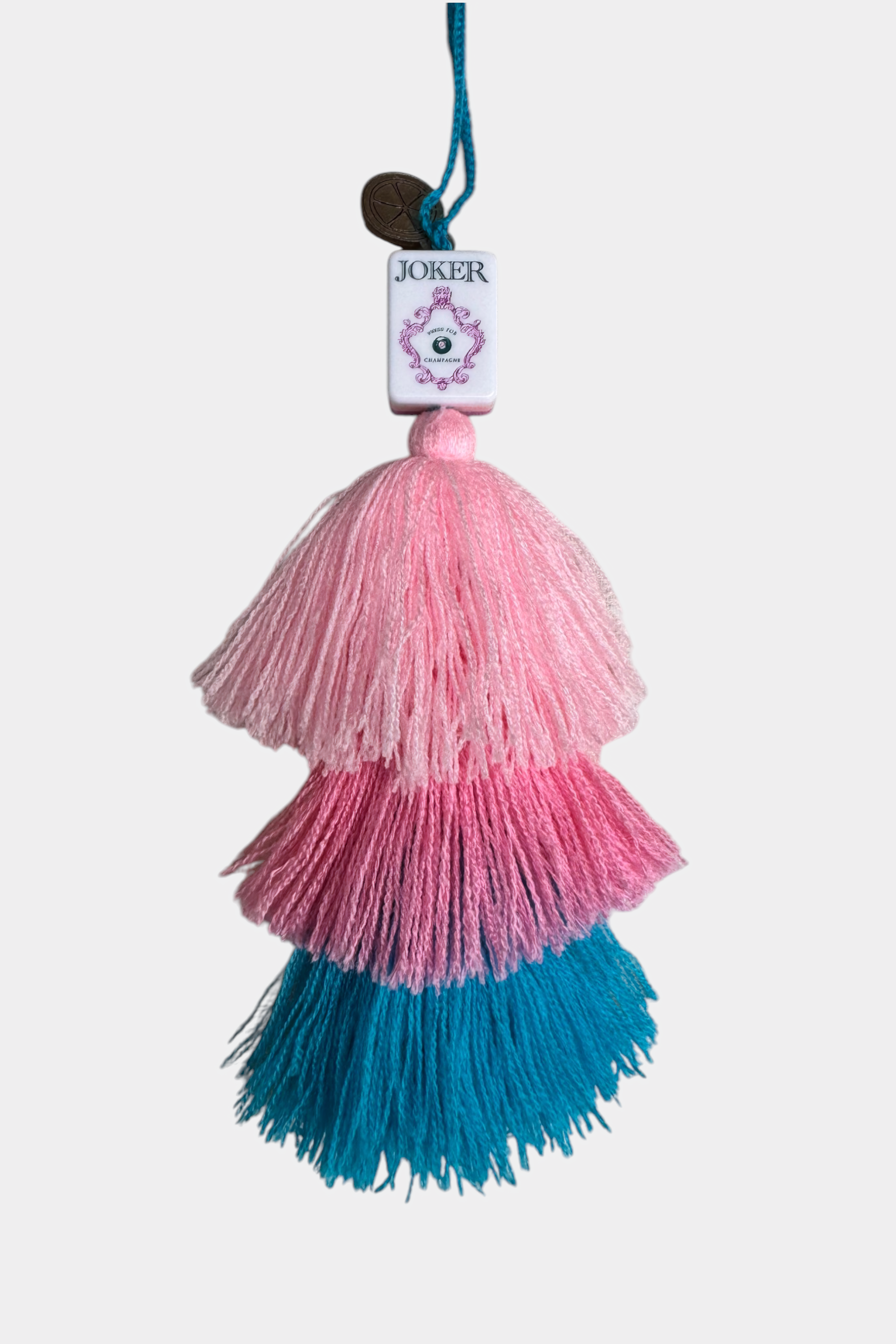 Couture Confection Mahjong Tile Pom Charm