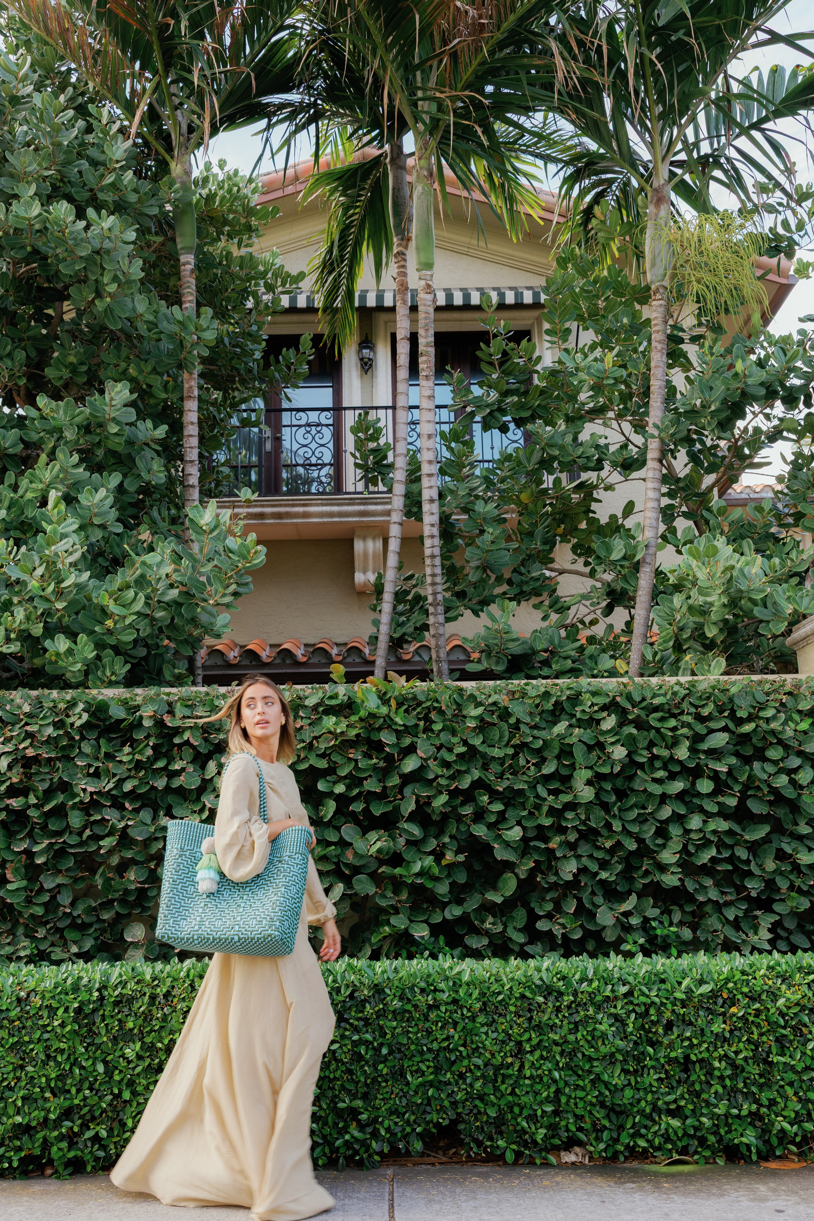 Sconset Sage Citron Tote