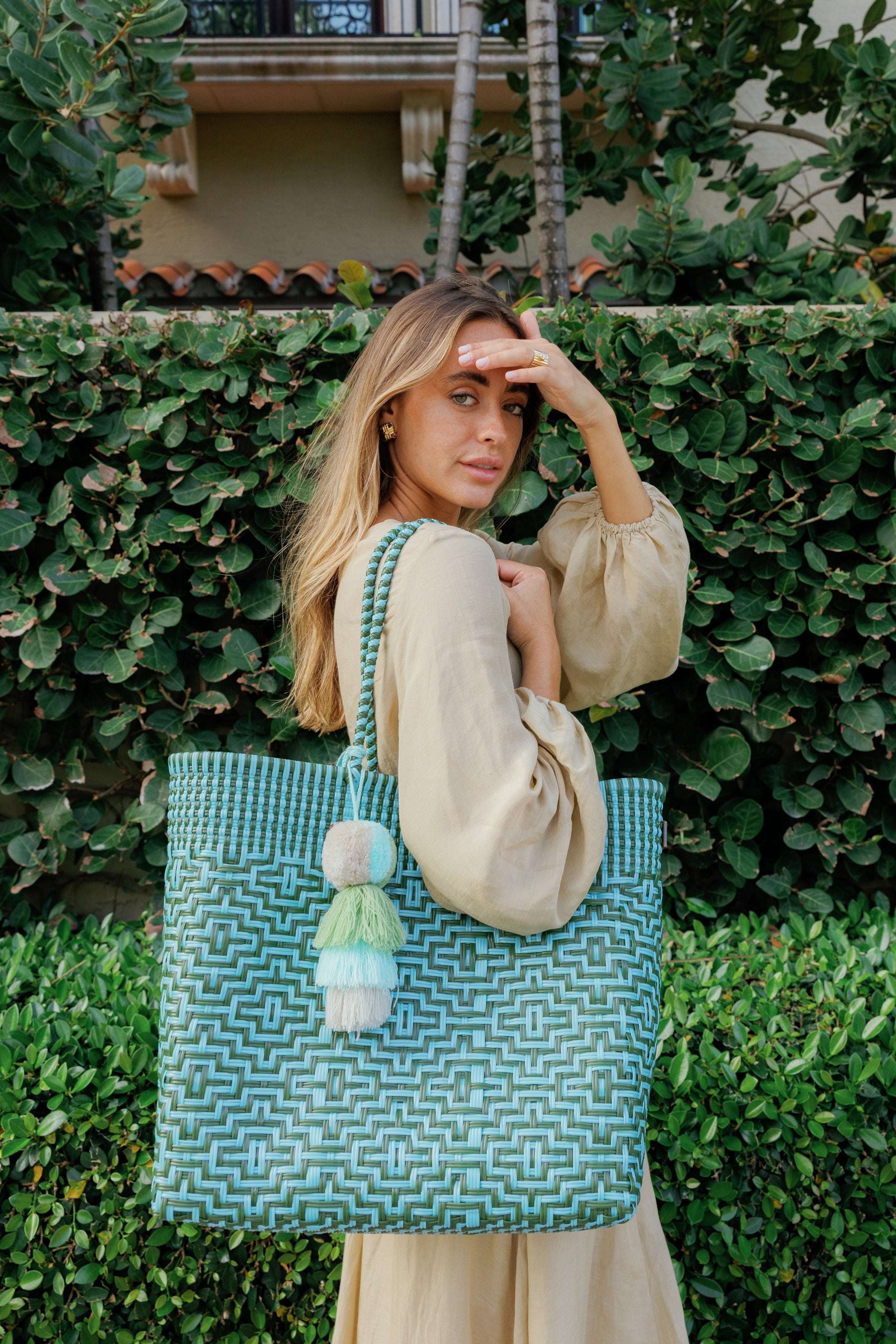 Sconset Sage Citron Tote