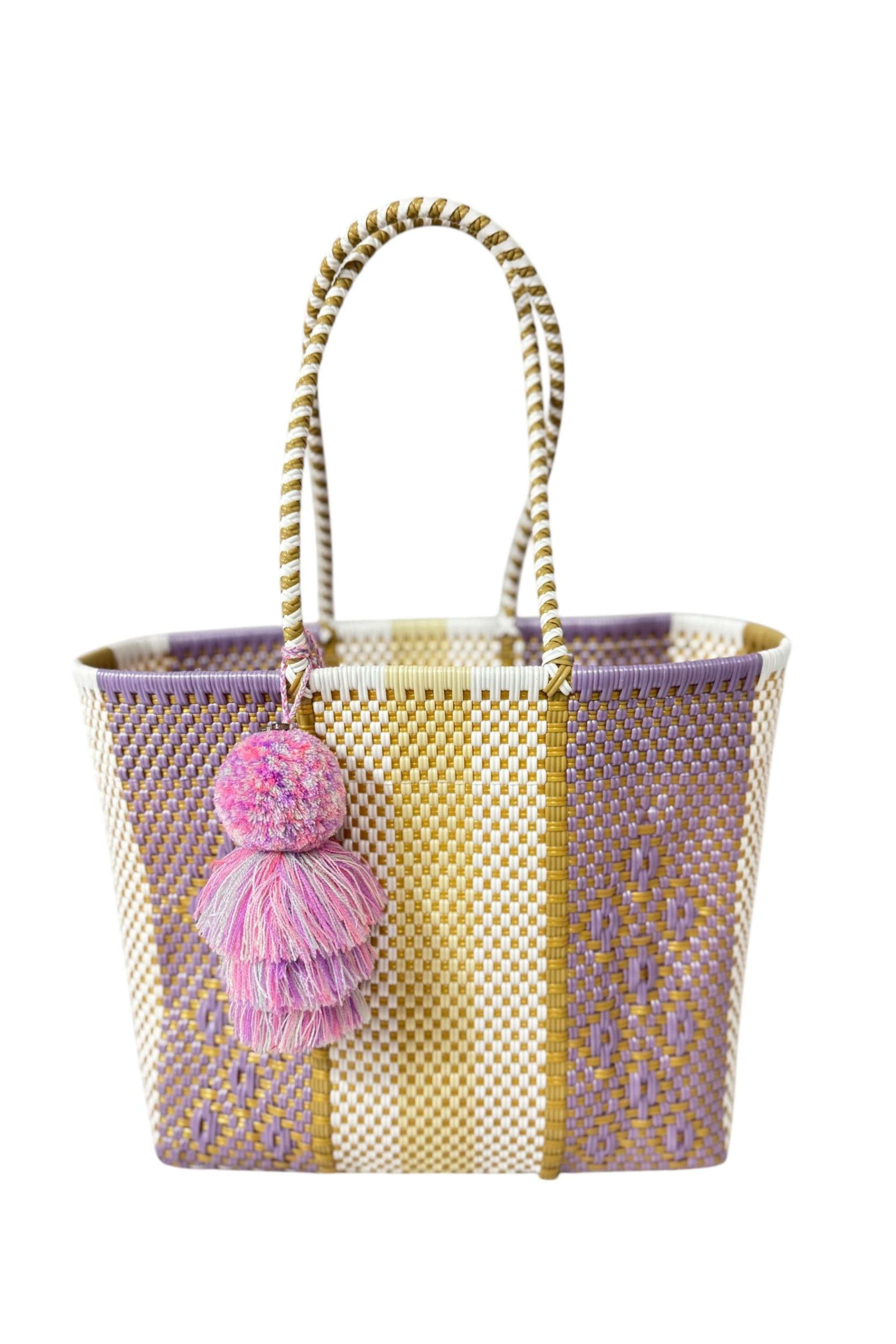 Gold / Violet Mermaid Citron Tote