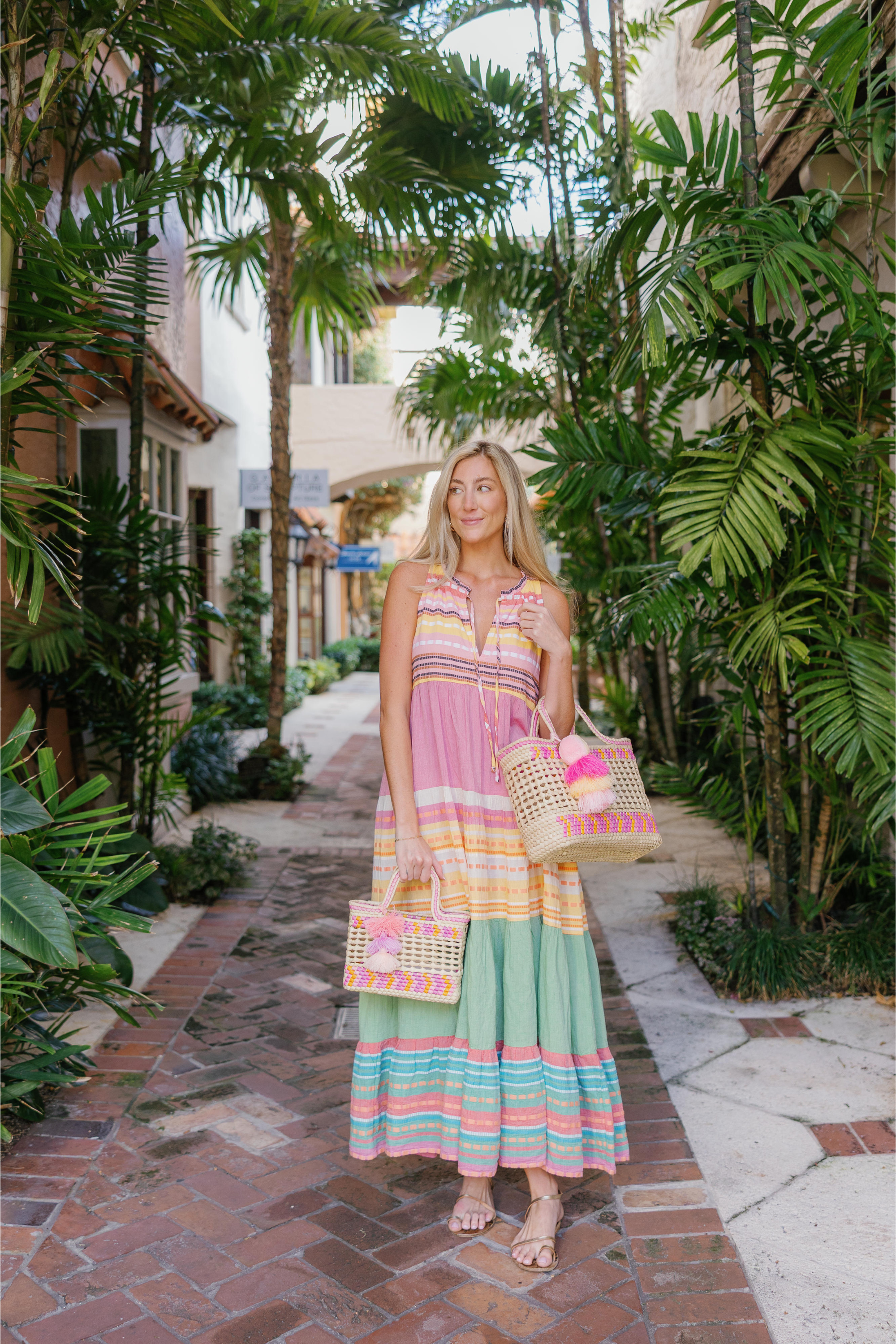 Palm Net Yatzil In Lavender / Mango