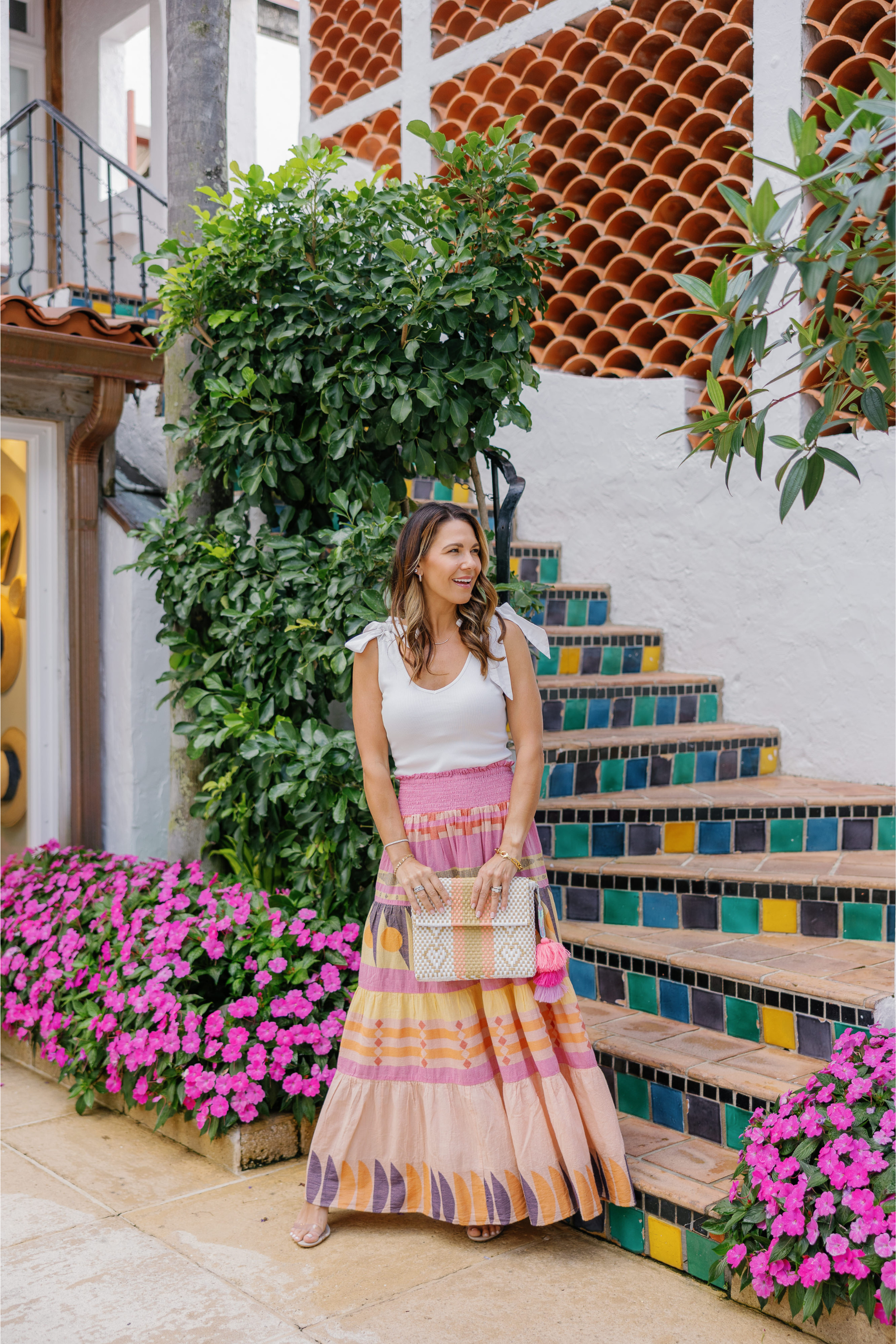 Peach / Nude Giving Hearts Citron Tote