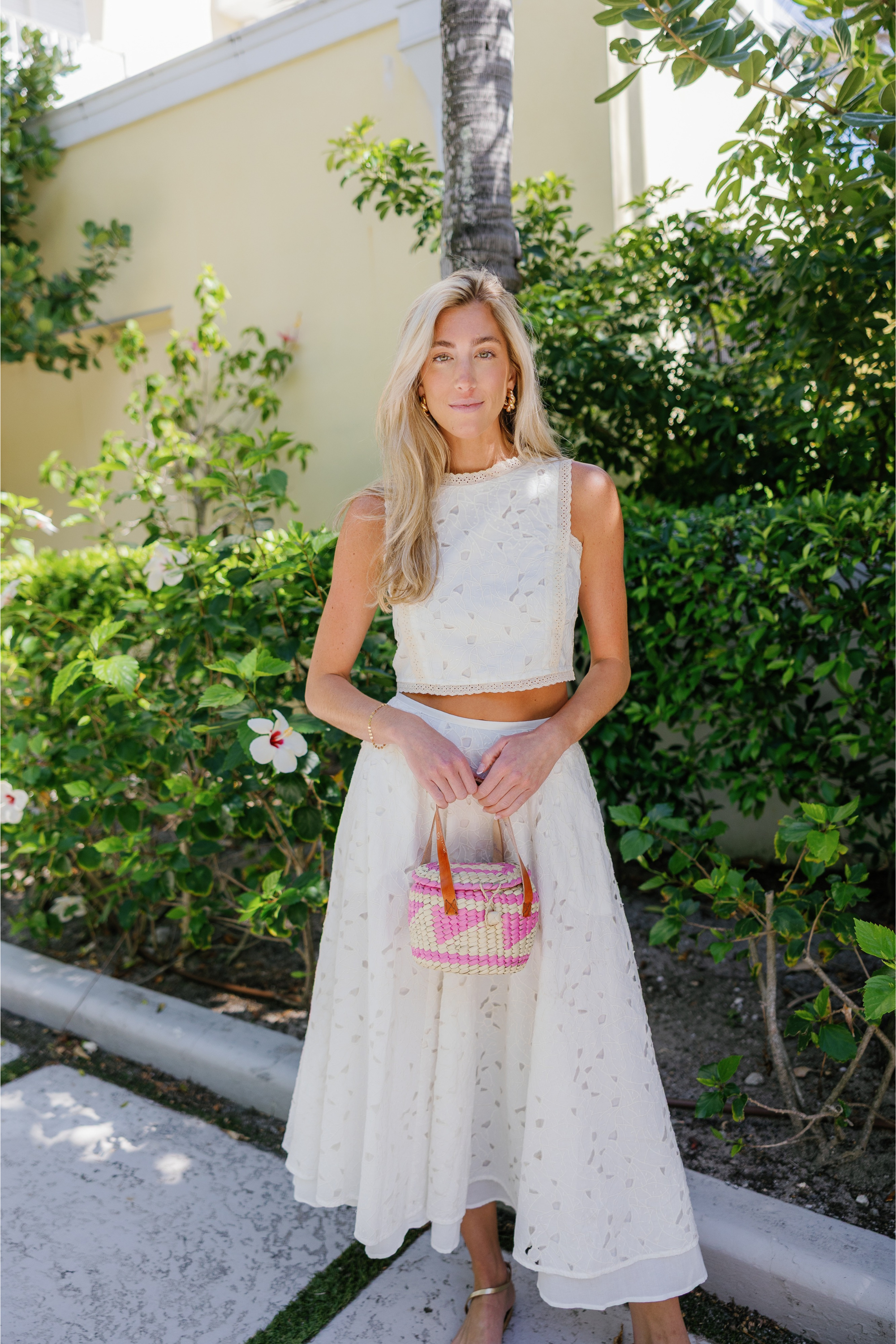 Rosa Tucker Basket Palm Citron