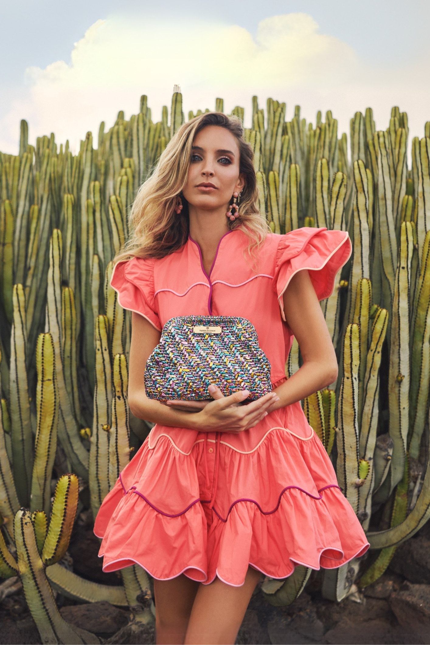 Grenada Bag Raffia Clutch