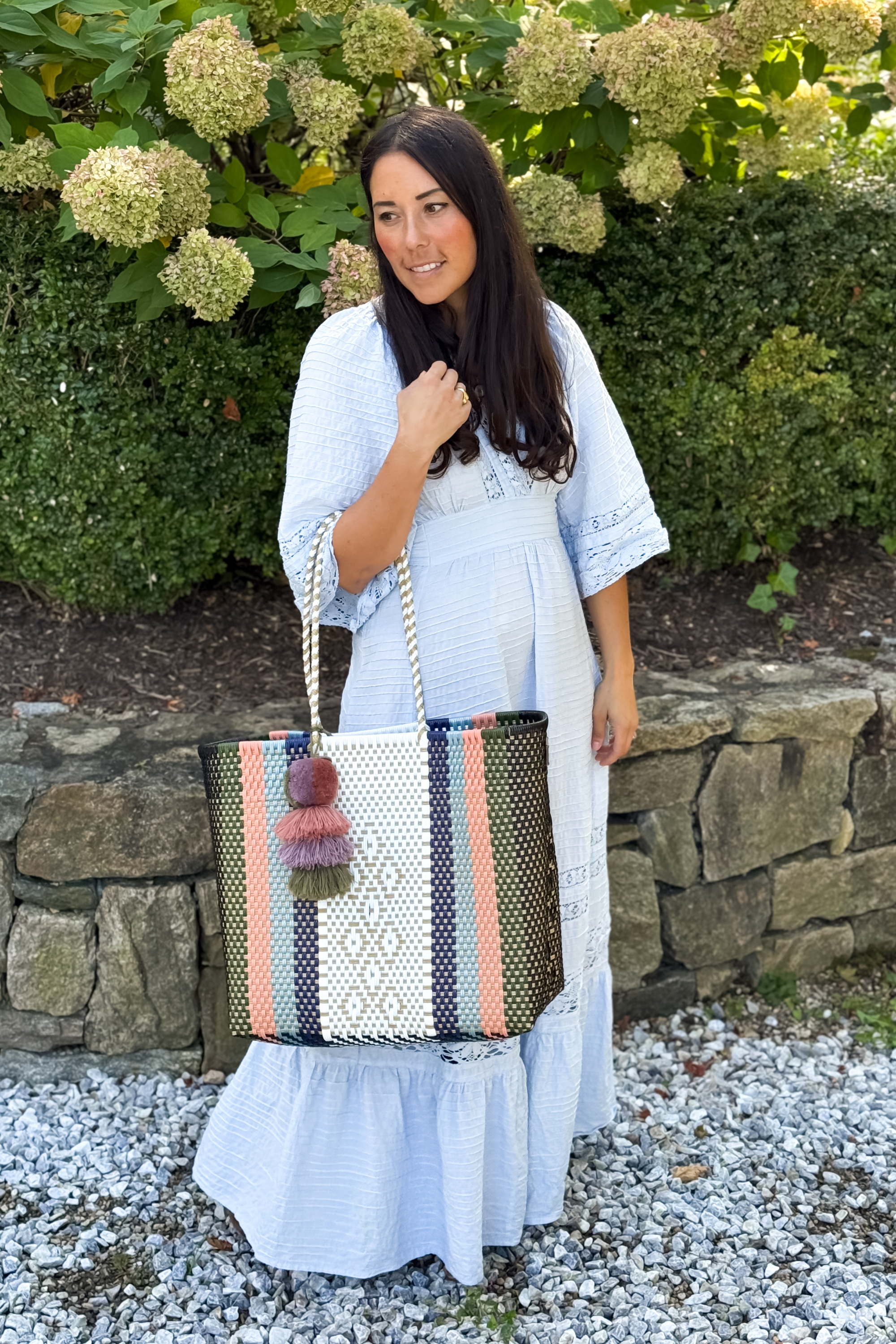 Cloud Serenity Black Citron Tote