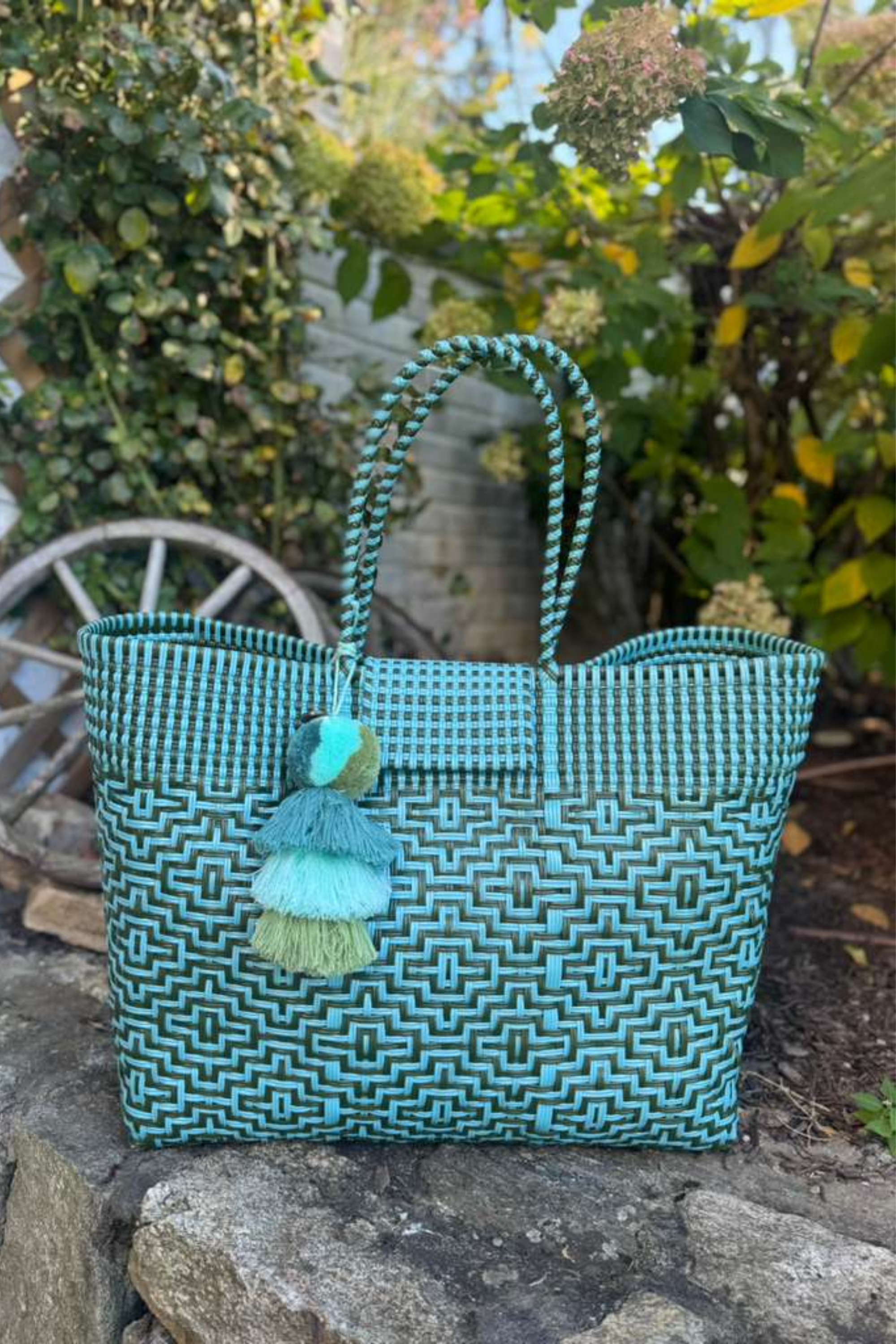Sconset Sage Citron Tote