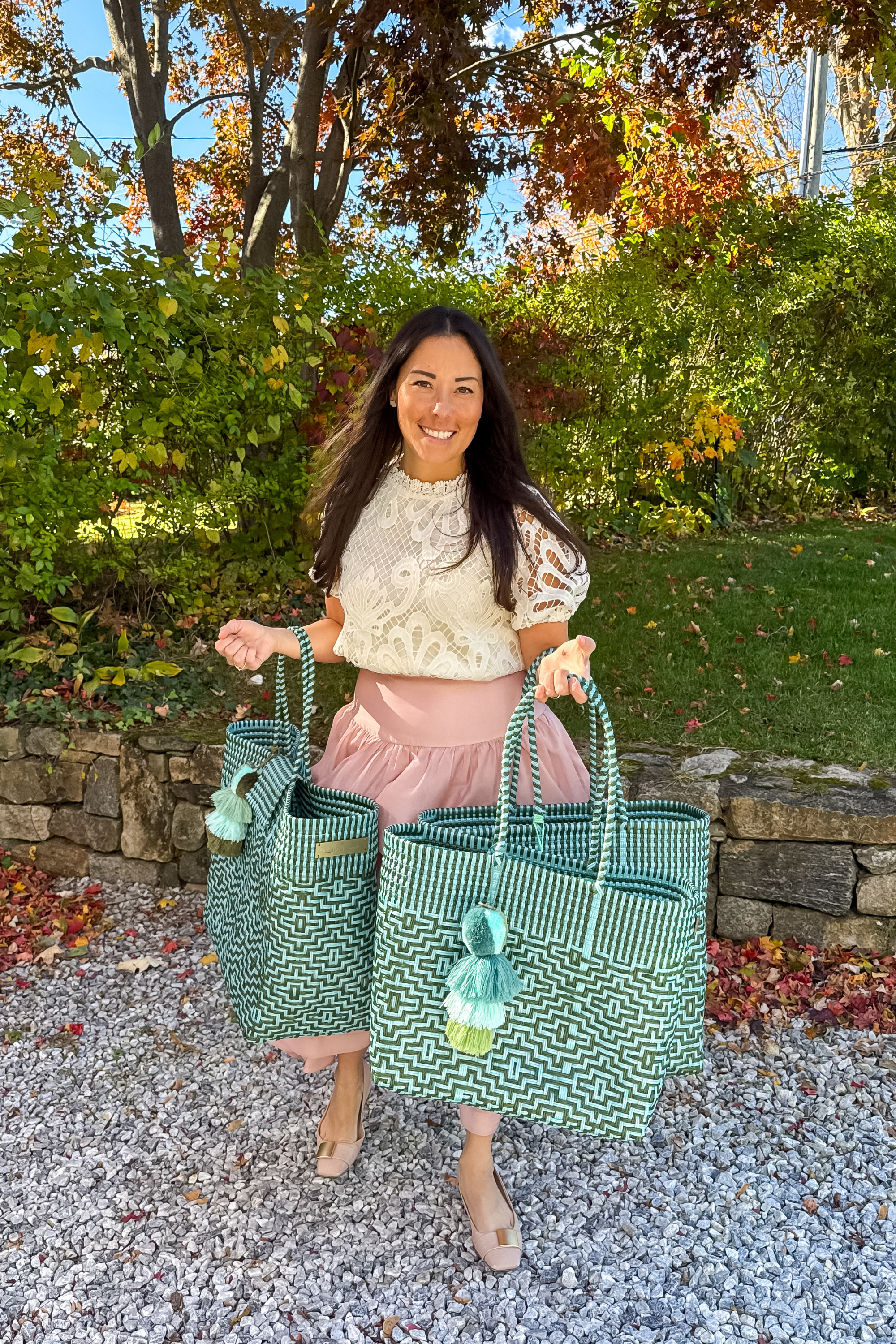 Sconset Sage Citron Tote