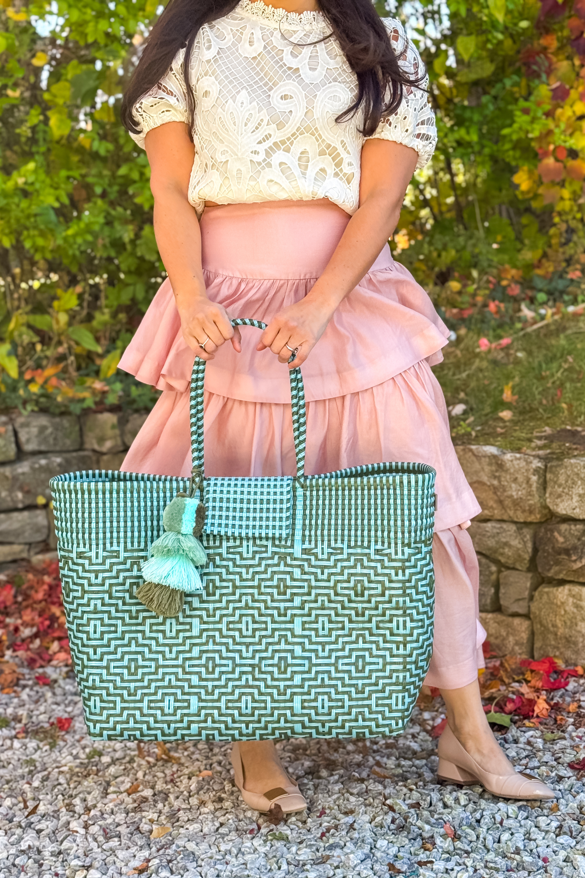 Sconset Sage Citron Tote