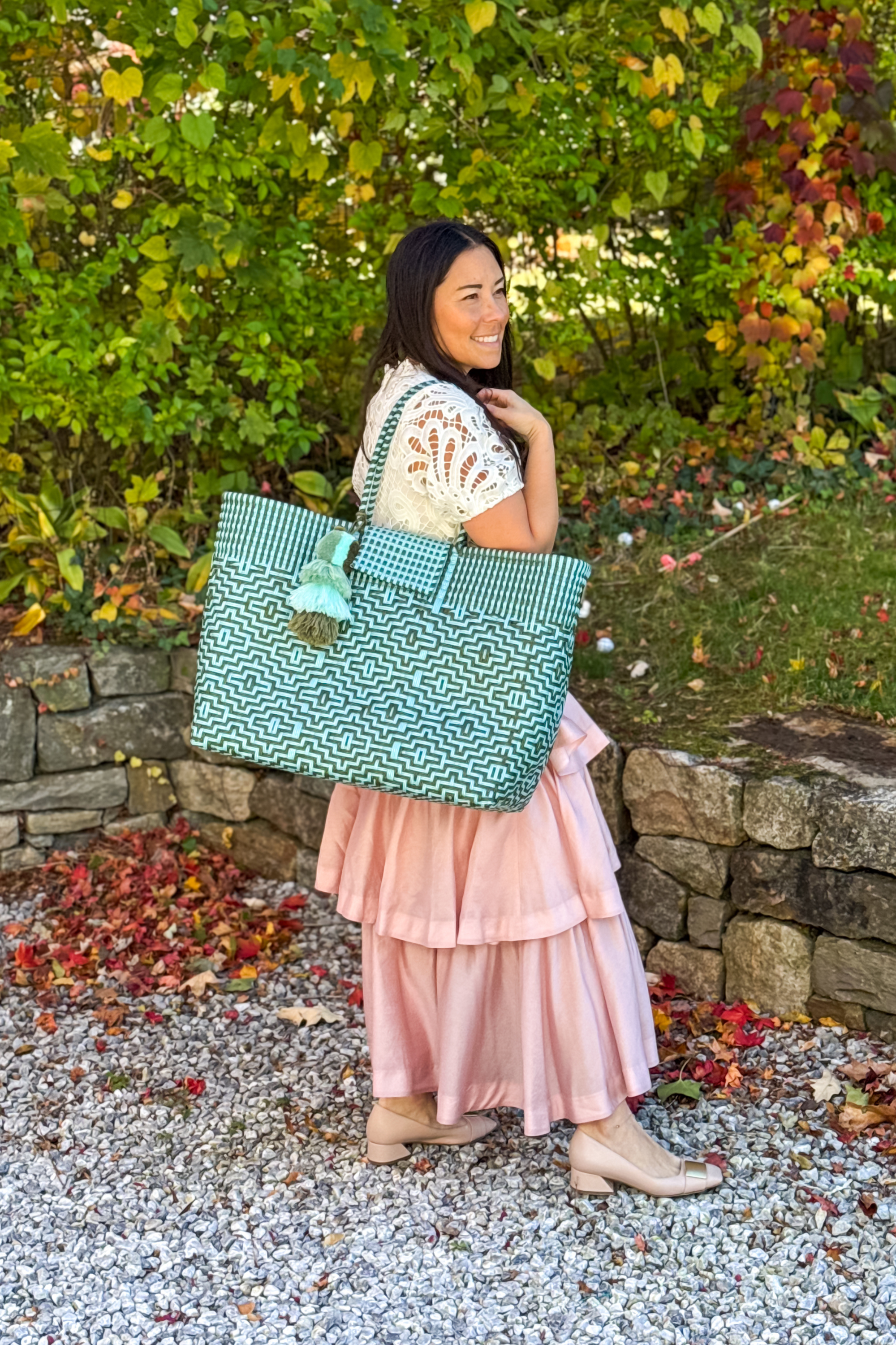 Sconset Sage Citron Tote