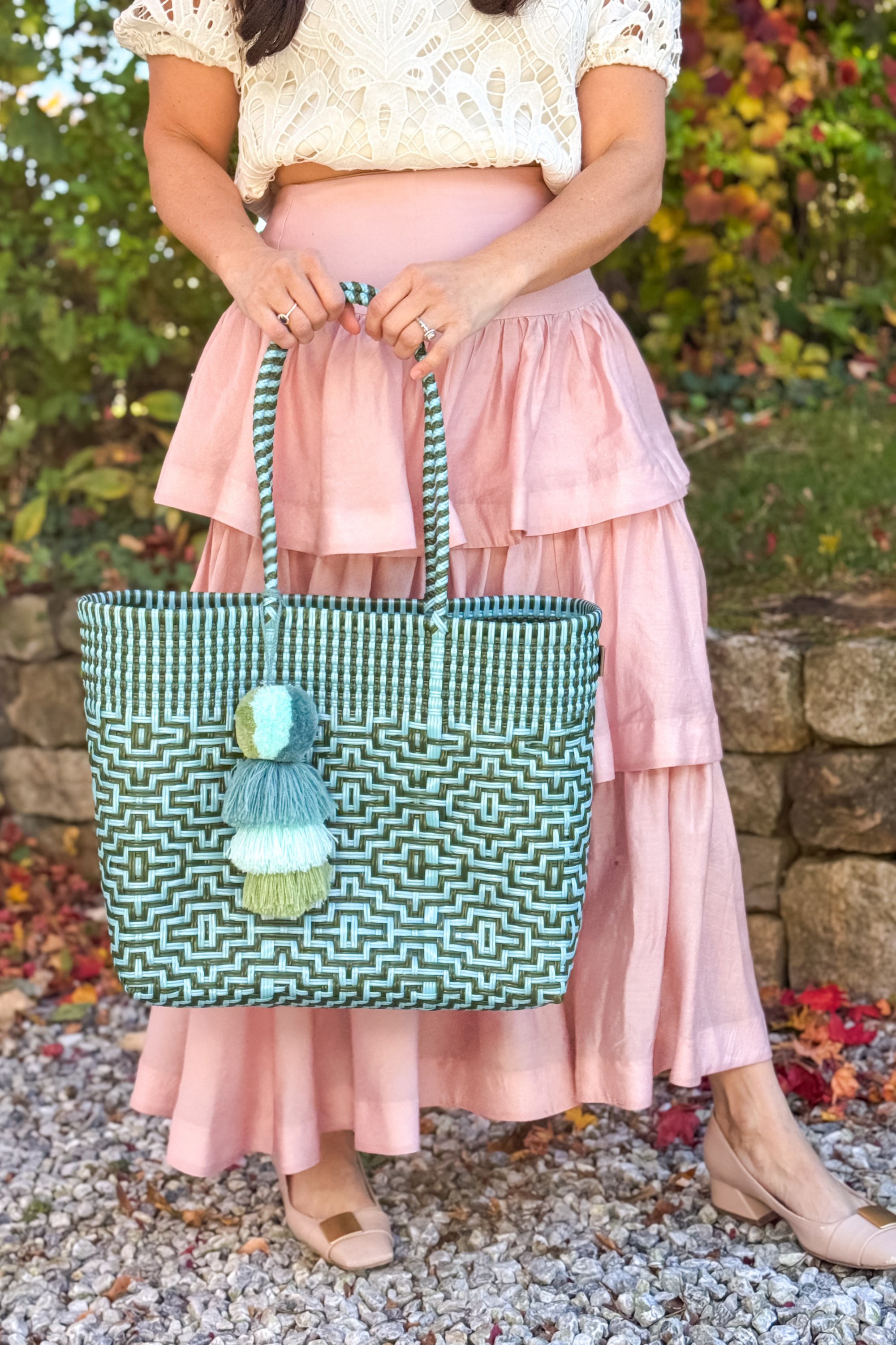 Sconset Sage Citron Tote