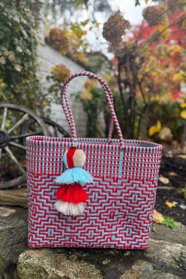 Sconset Harbor Citron Tote – Medium