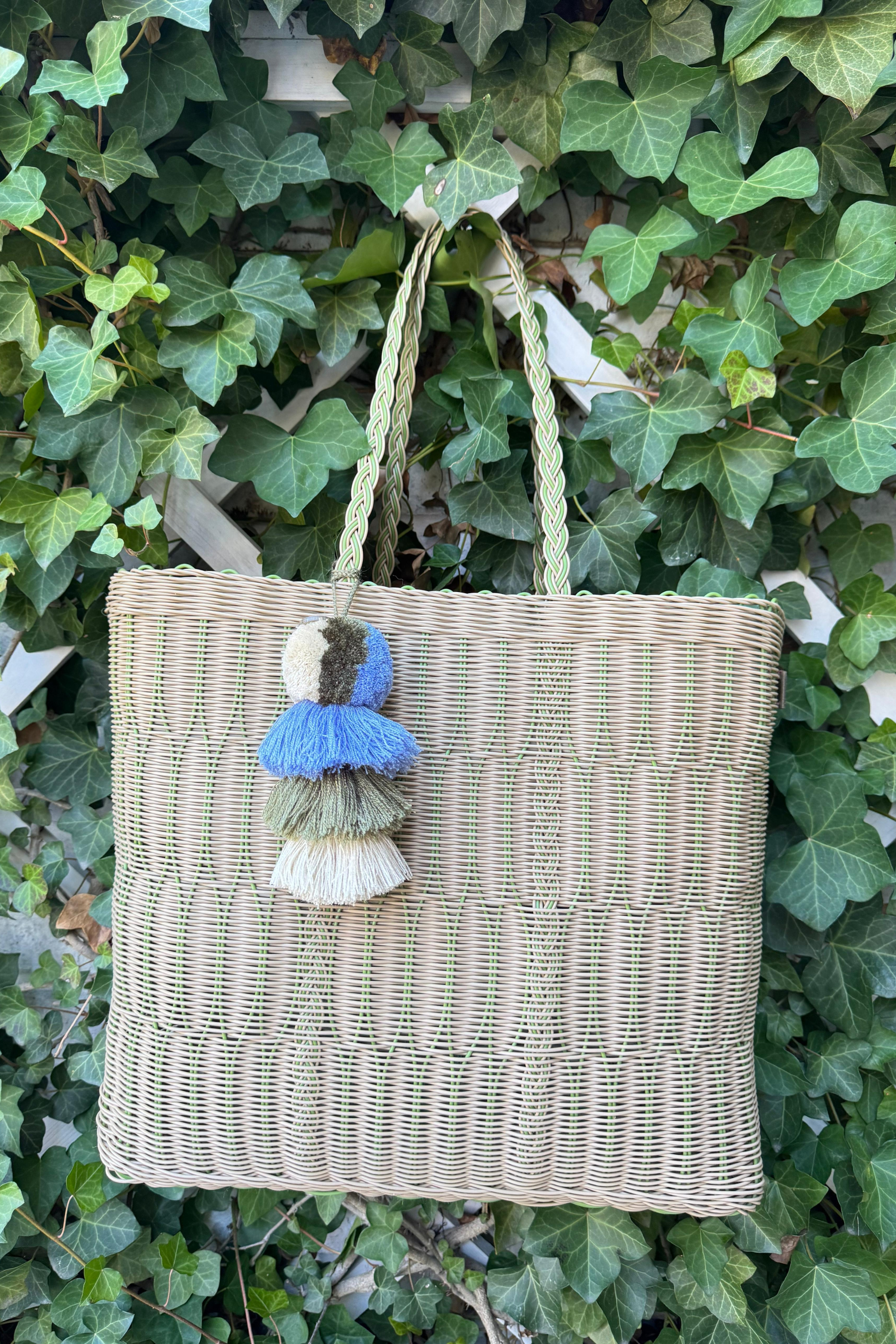 Sand Matcha Nest Citron Tote