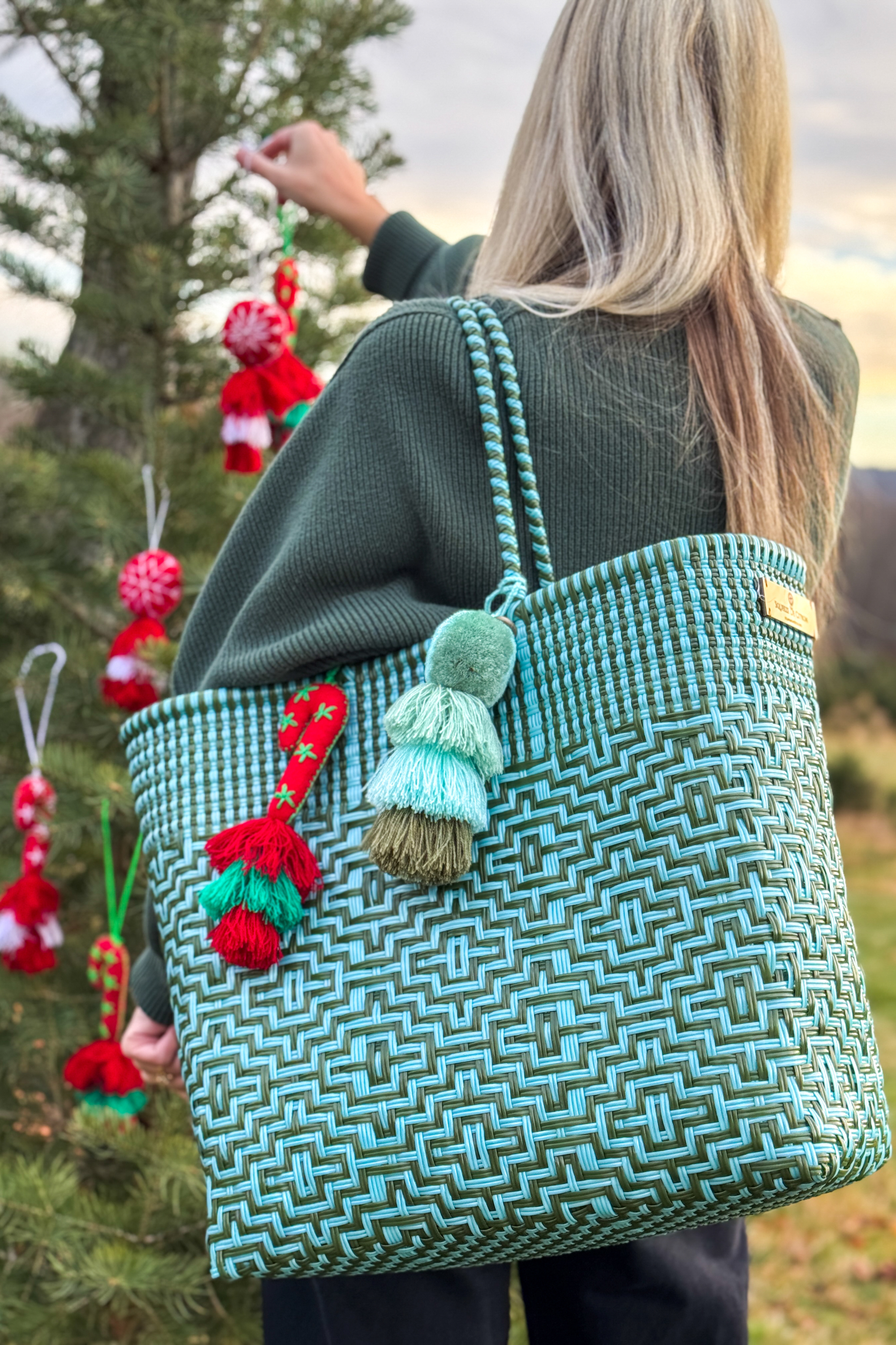 Sconset Sage Citron Tote