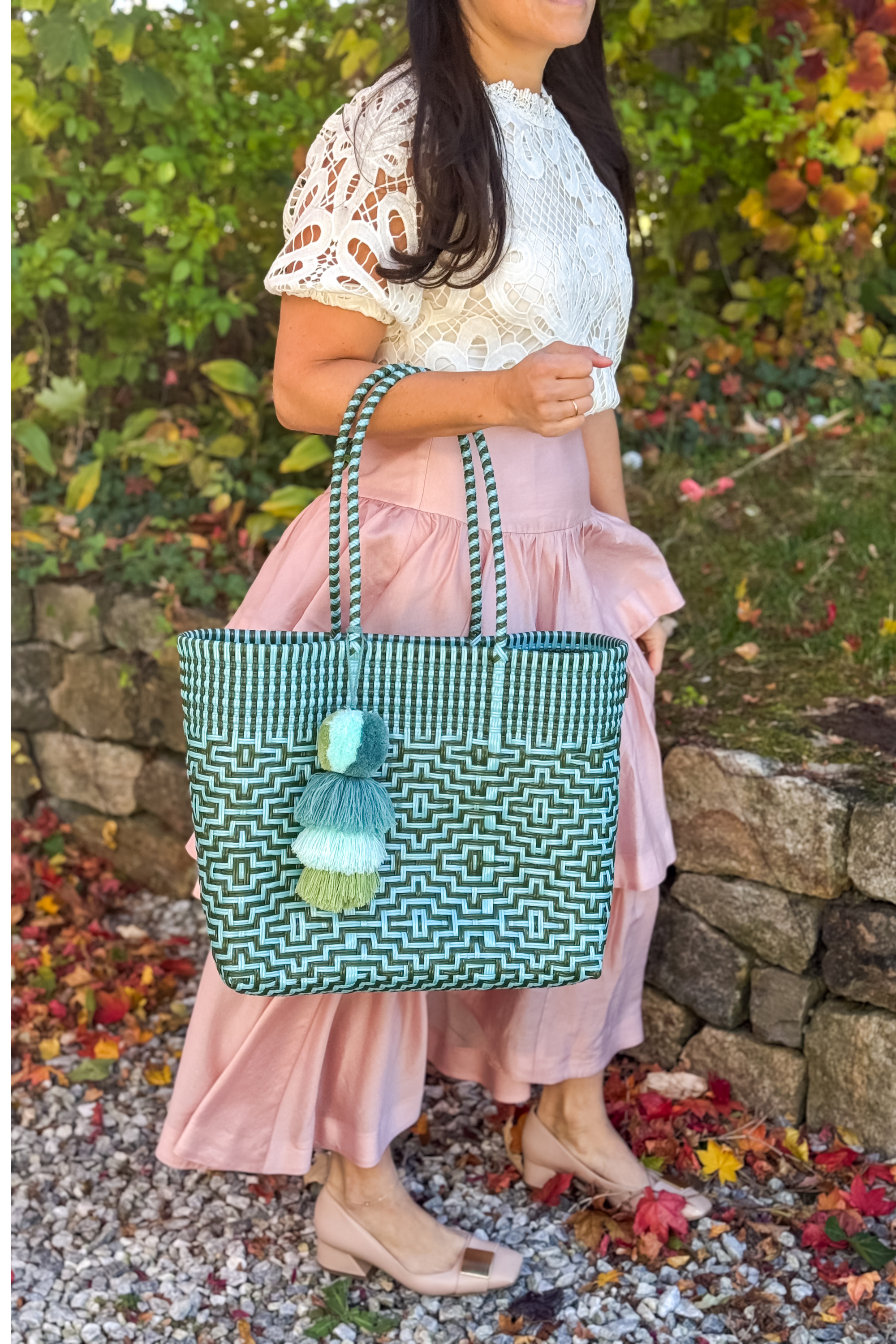 Sconset Sage Citron Tote