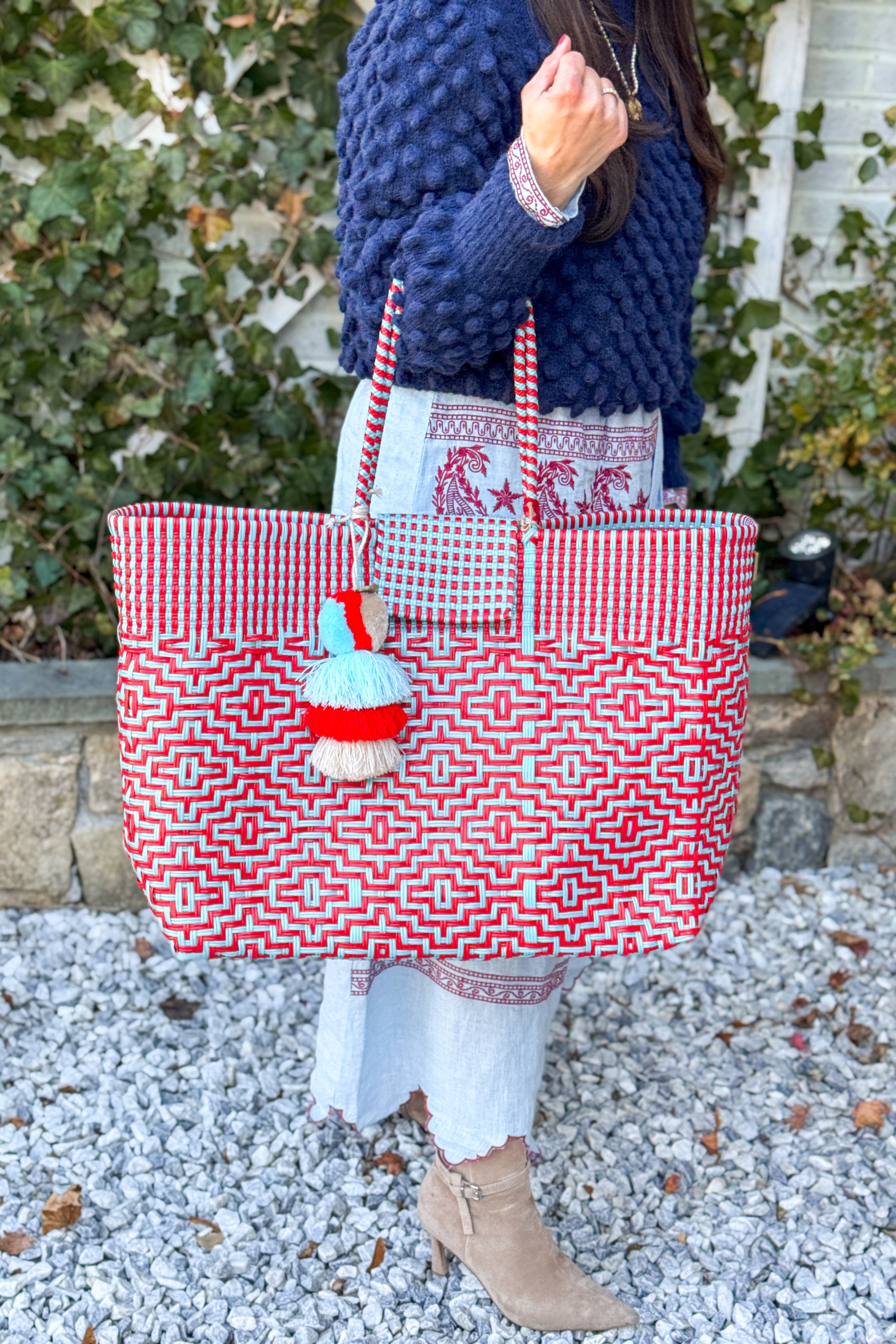 Sconset Harbor Citron Tote