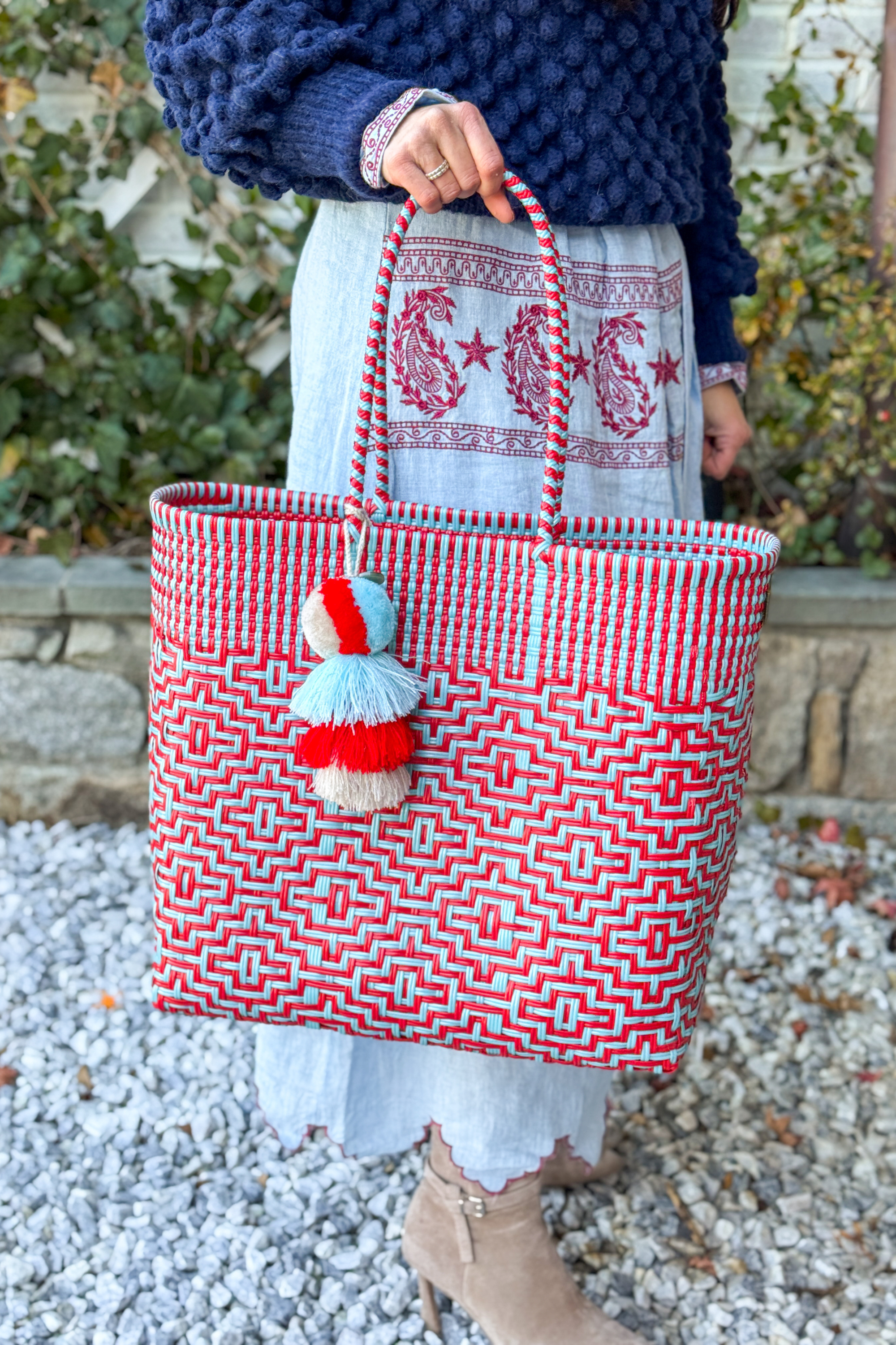 Sconset Harbor Citron Tote