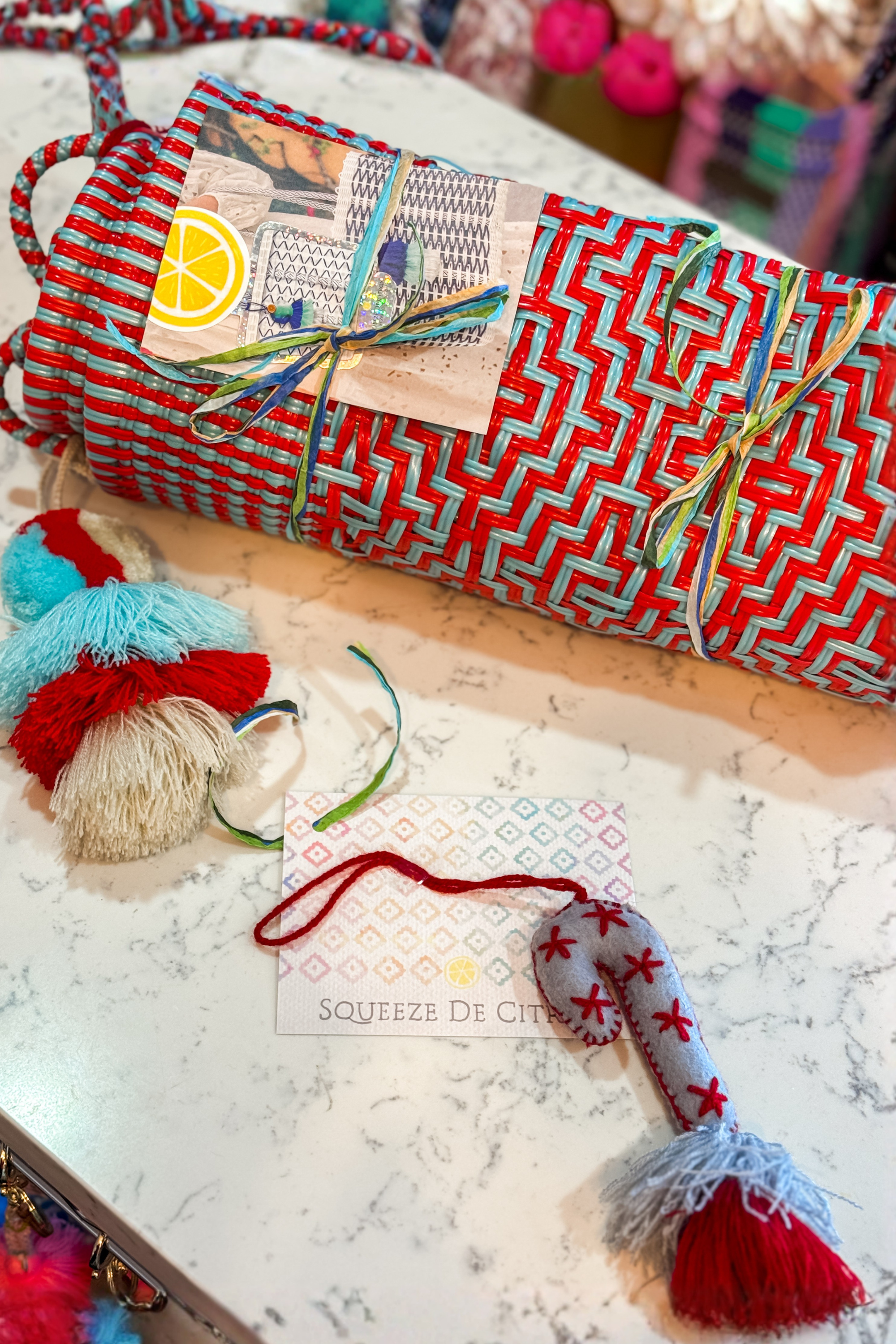 Sconset Harbor Citron Tote