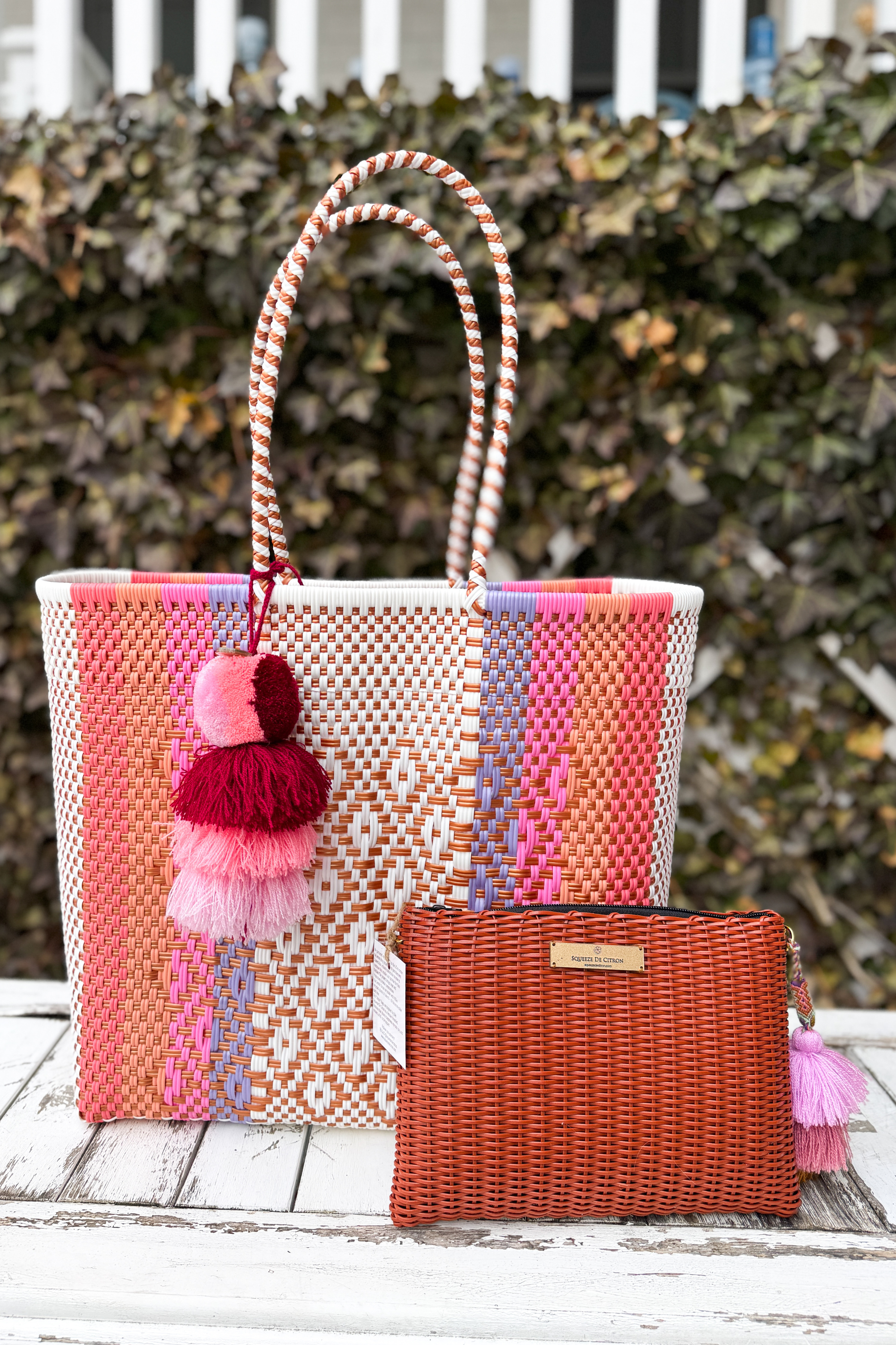 Sunset Rust Citron Tote