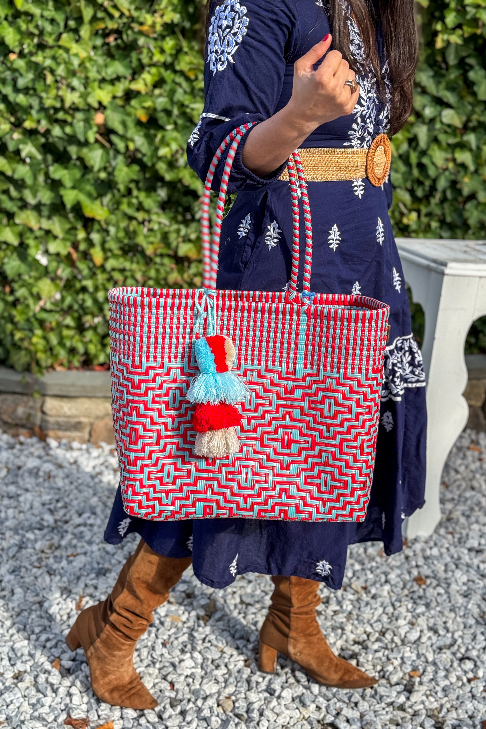 Sconset Harbor Citron Tote