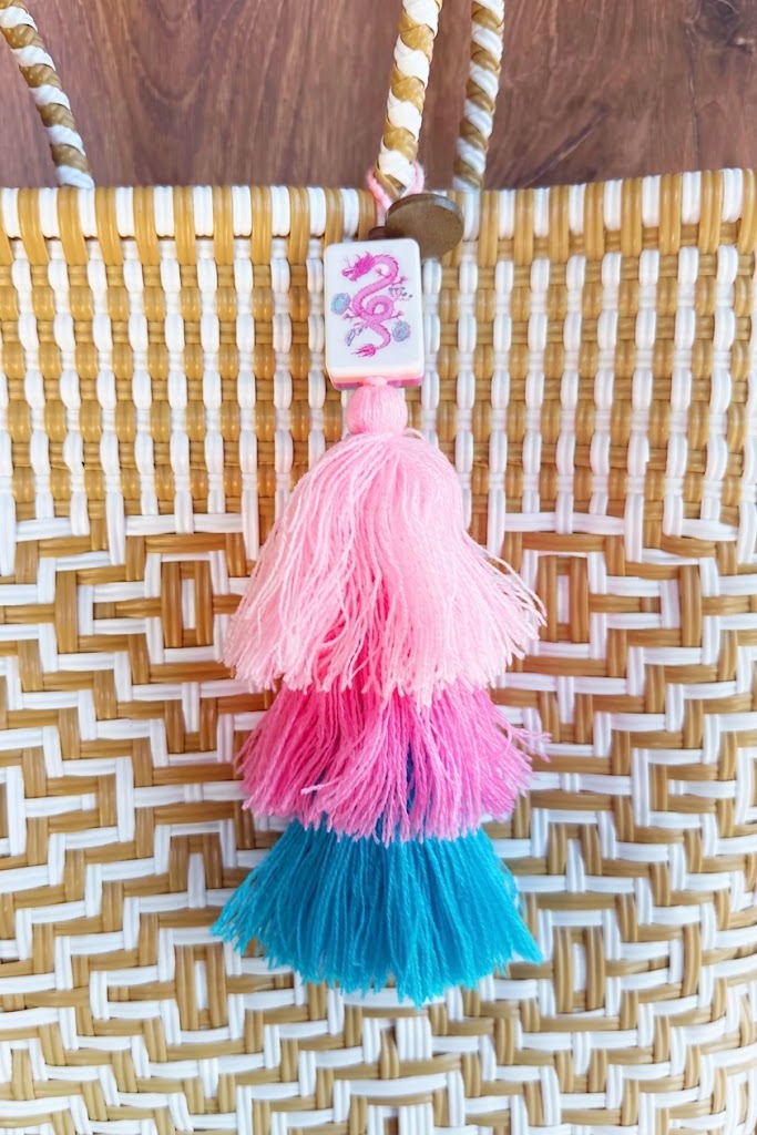 Couture Confection Mahjong Tile Pom Charm