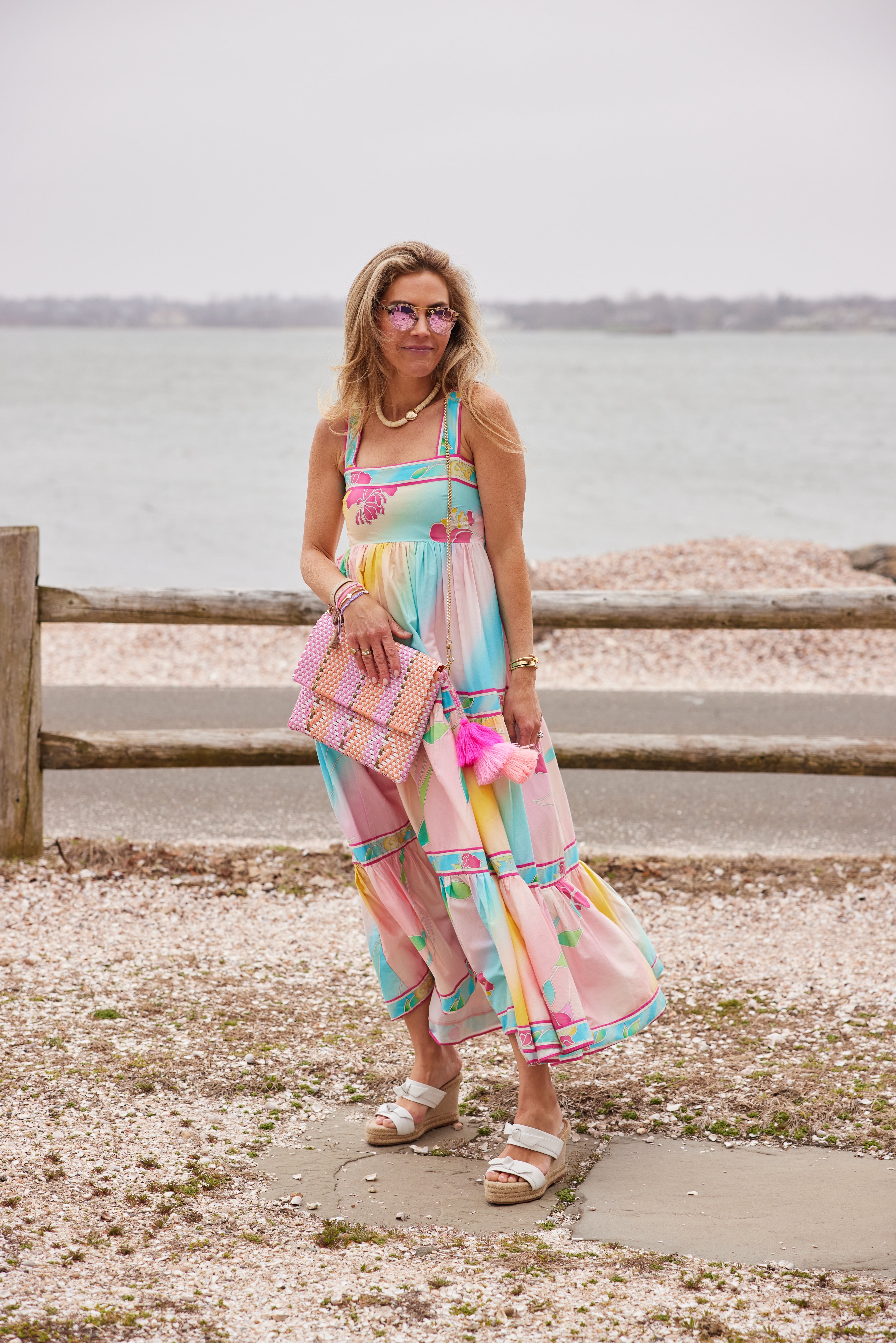 Heart Reflection in Melon / Rose Citron Tote