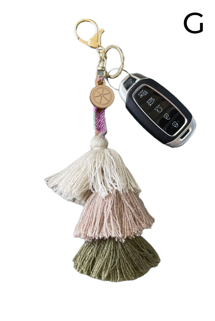 Muted Citron Keychains