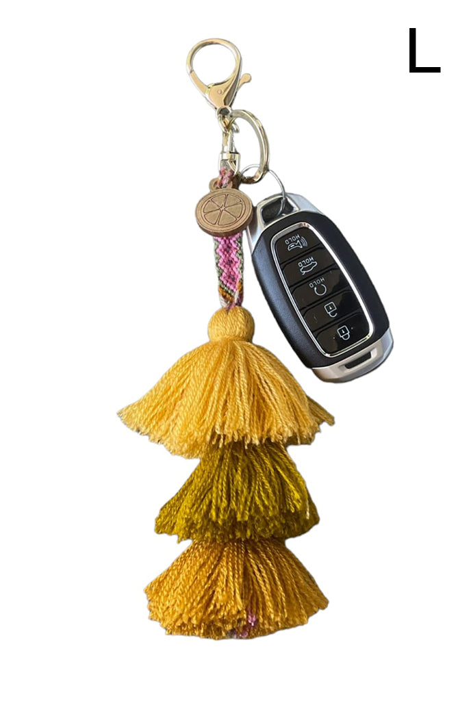 Muted Citron Keychains
