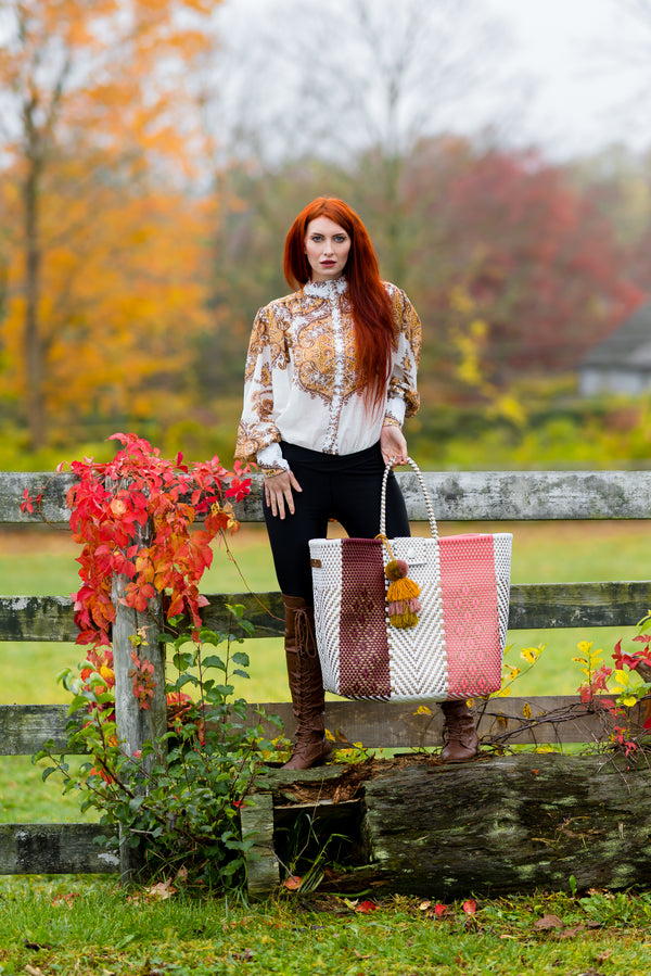 Peaceful Warrior Citron Tote – Weekender