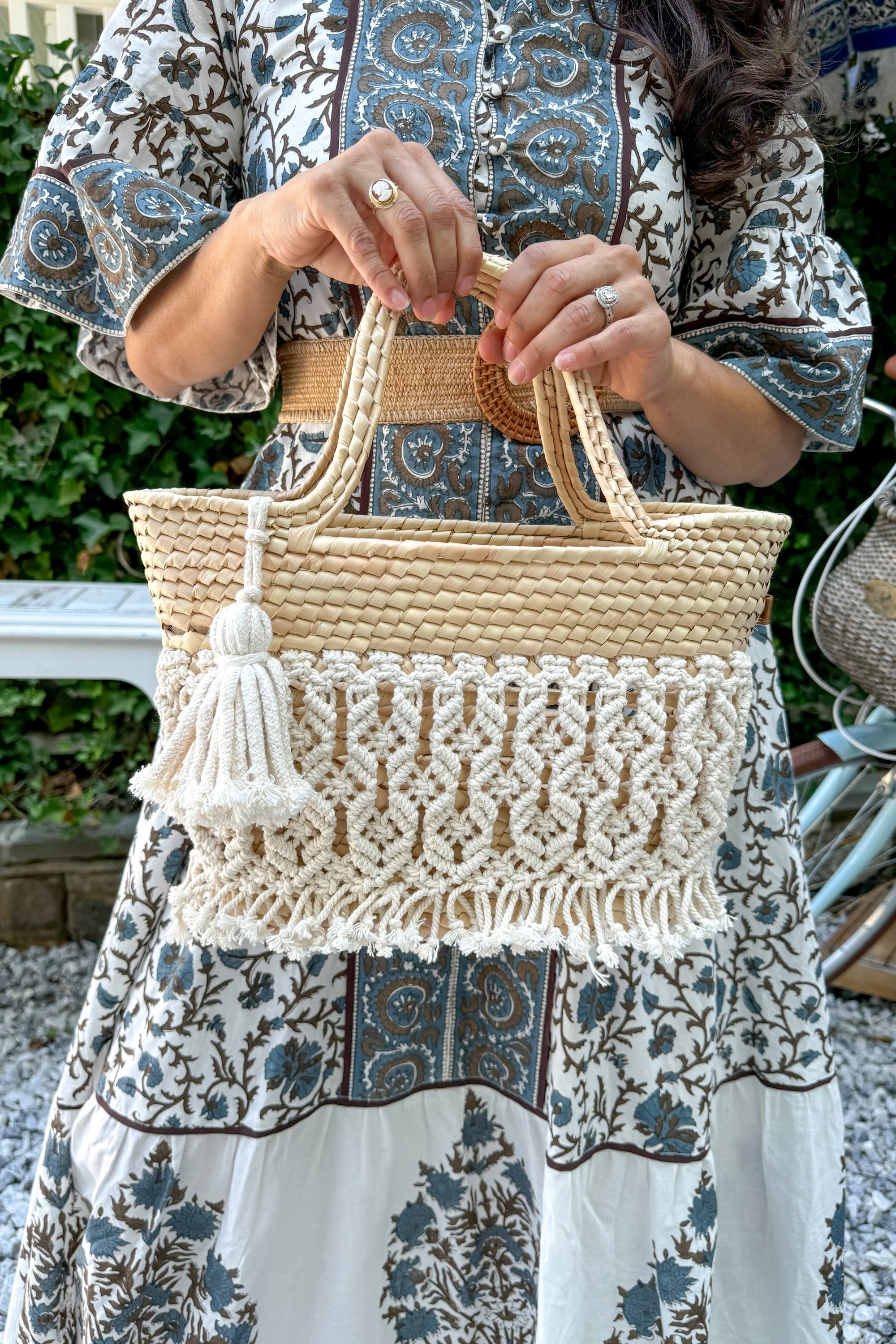 Macrame Palm Bell Citron