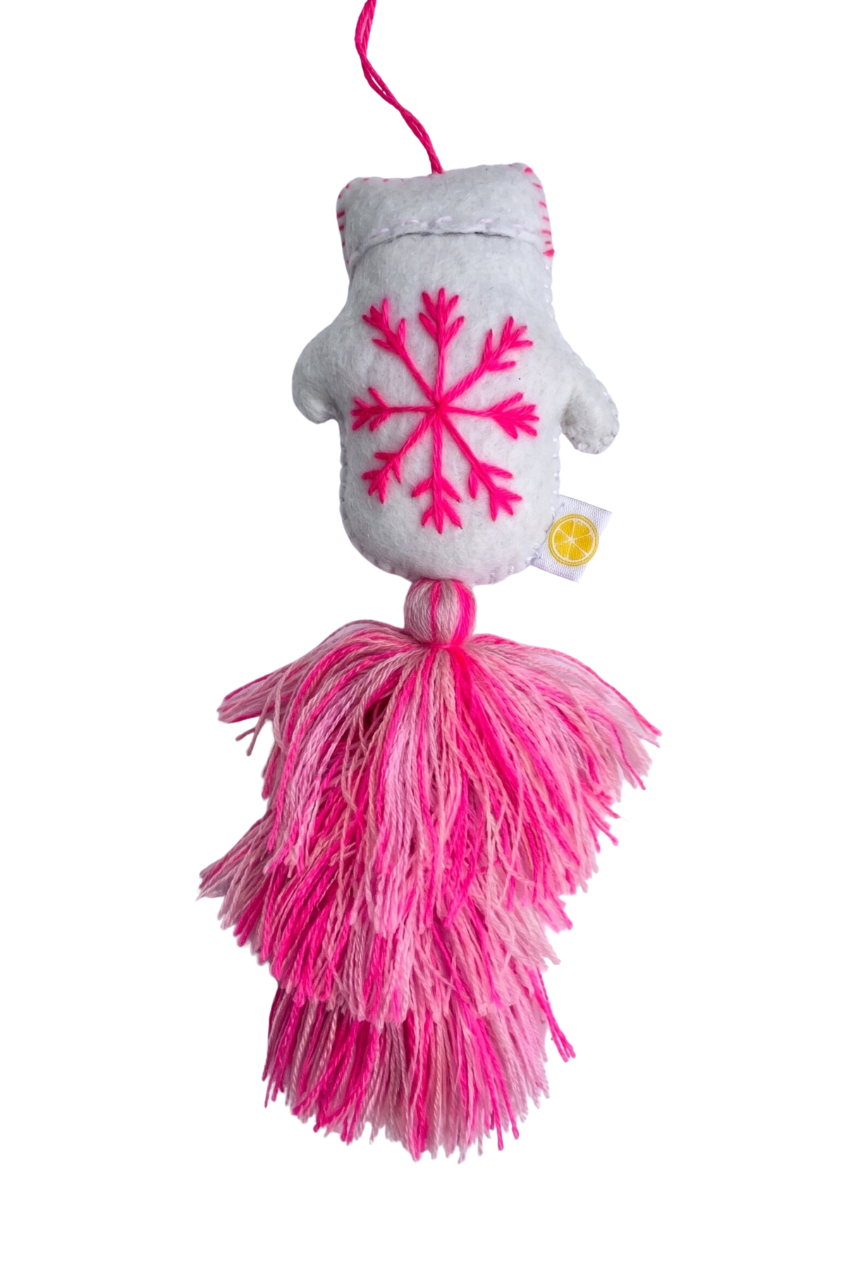 White Mitten Pom