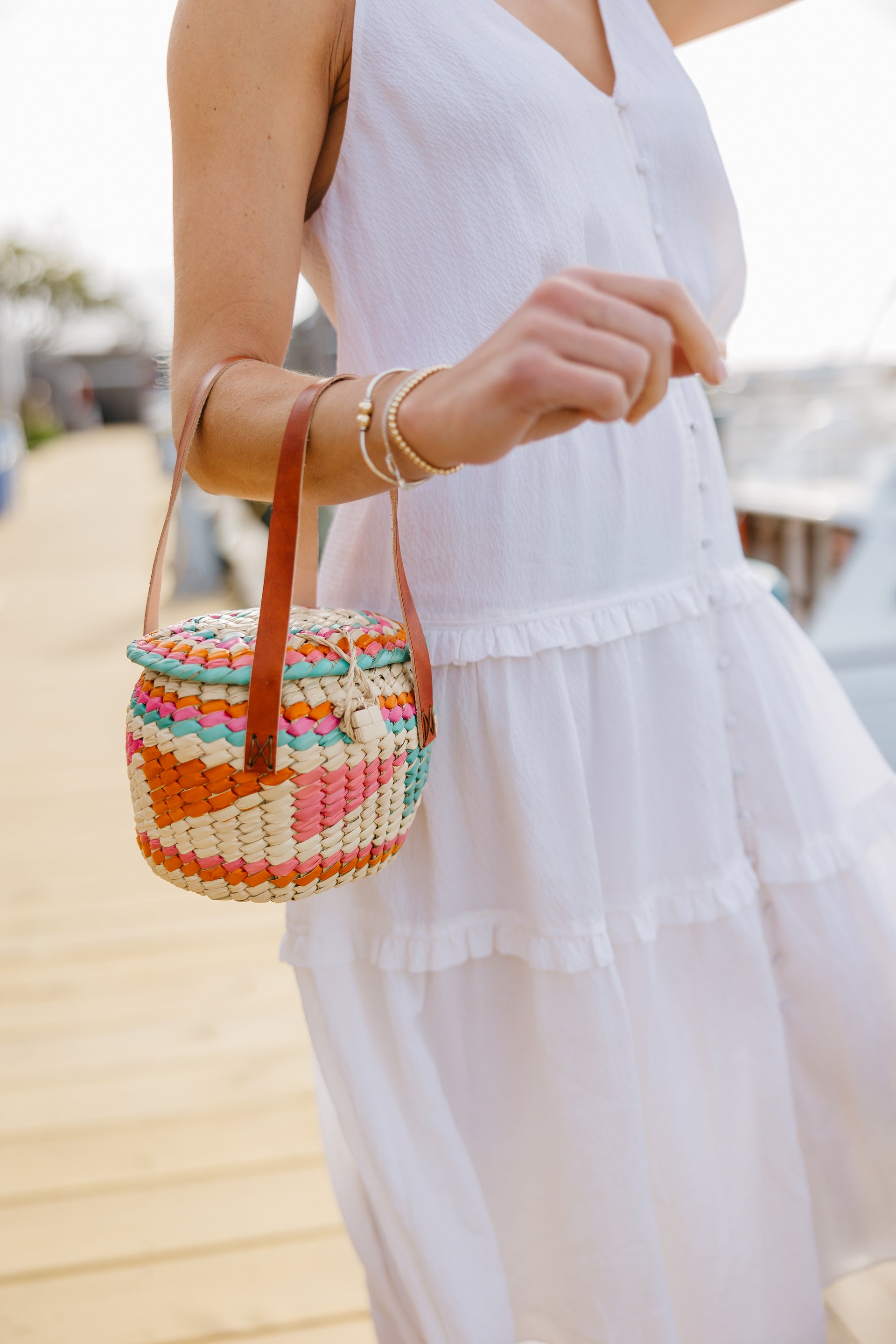 Sorbet Tucker Basket Palm