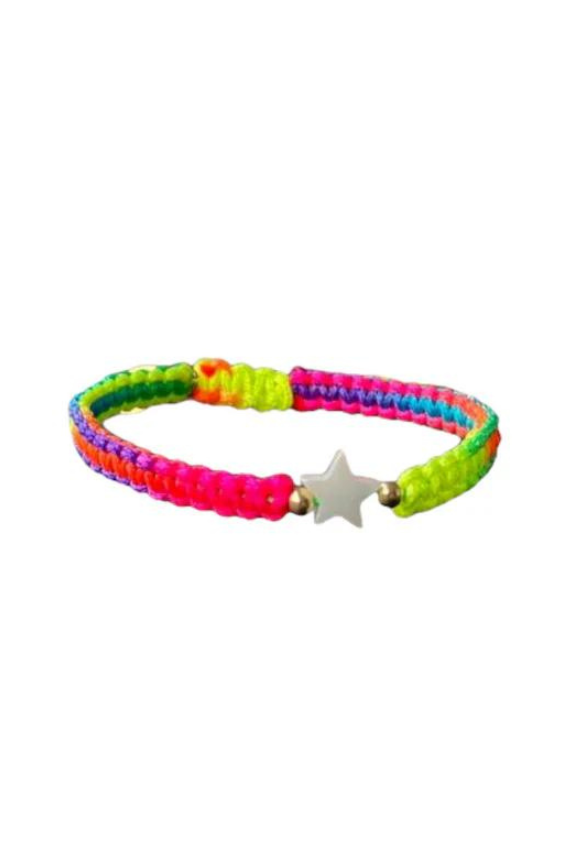 Kids - Heart - Mother of Pearl Citron Bracelets - Rainbow