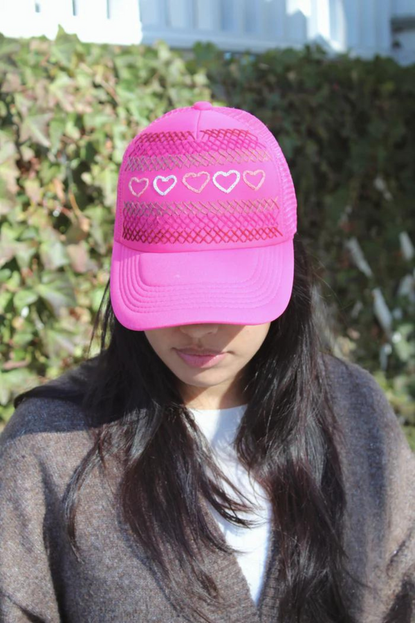 Hot Pink Net BB Citron Hat – Default Title