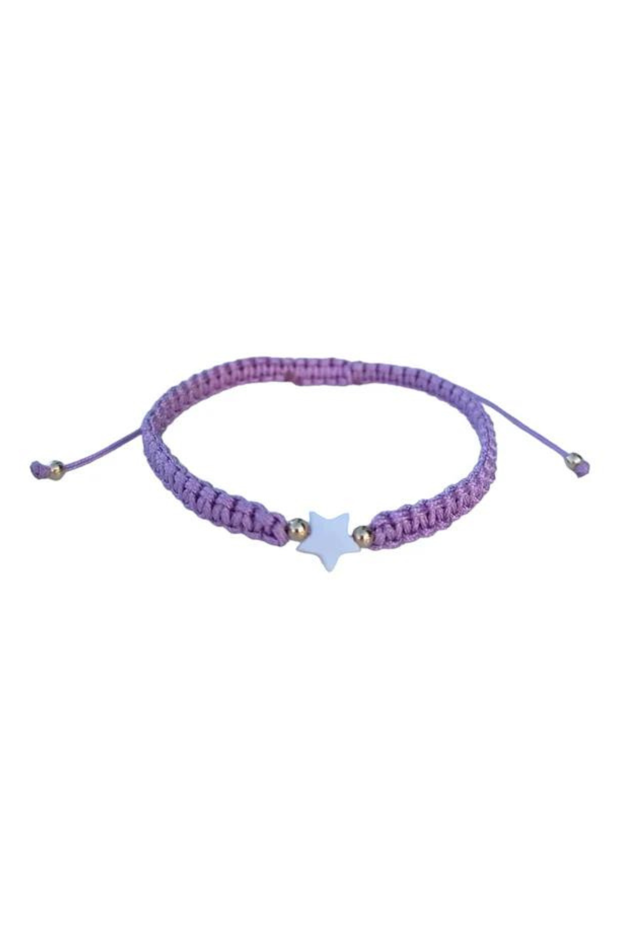 Kids - Star - Mother of Pearl Citron Bracelets - Periwinkle