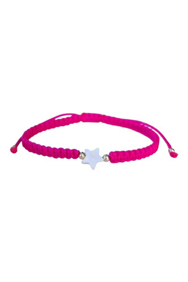 Mother of Pearl Citron Bracelet - Fuchsia – Star / Kids