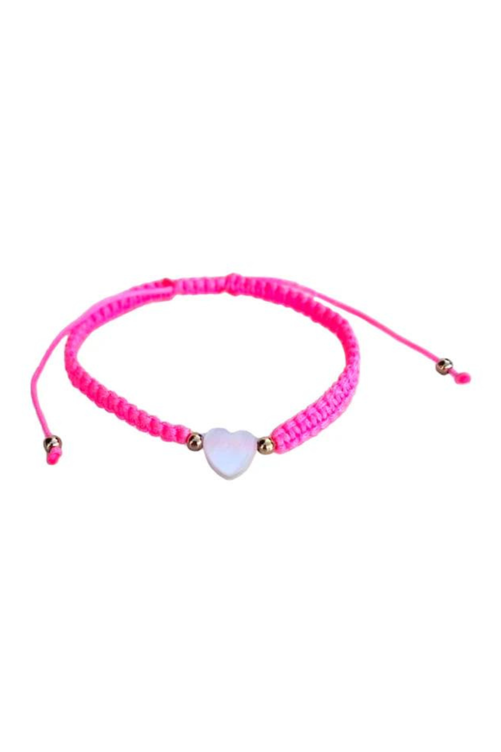 Kids - Star - Mother of Pearl Citron Bracelets - Neon Pink