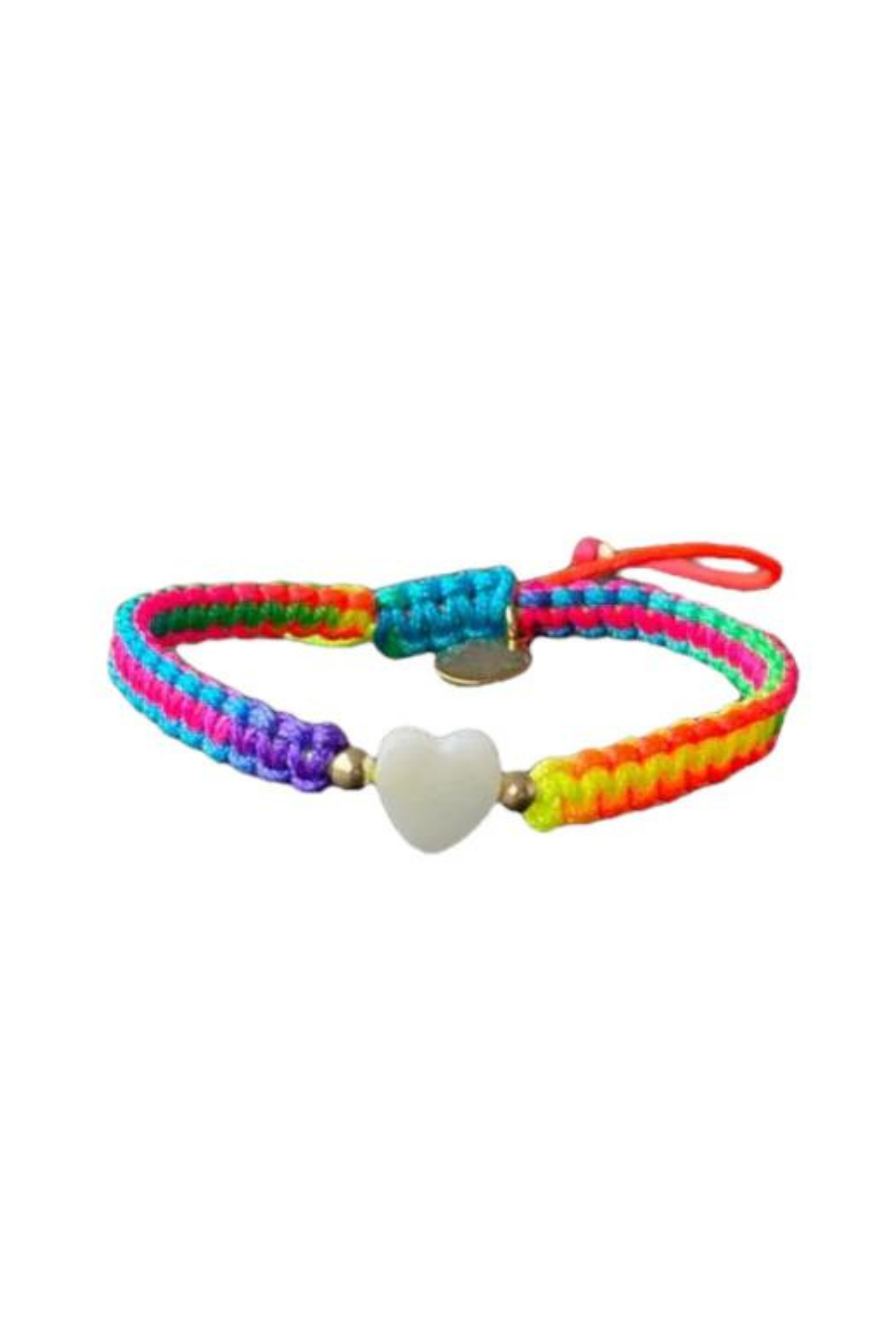 Adults - Heart - Mother of Pearl Citron Bracelets - Rainbow