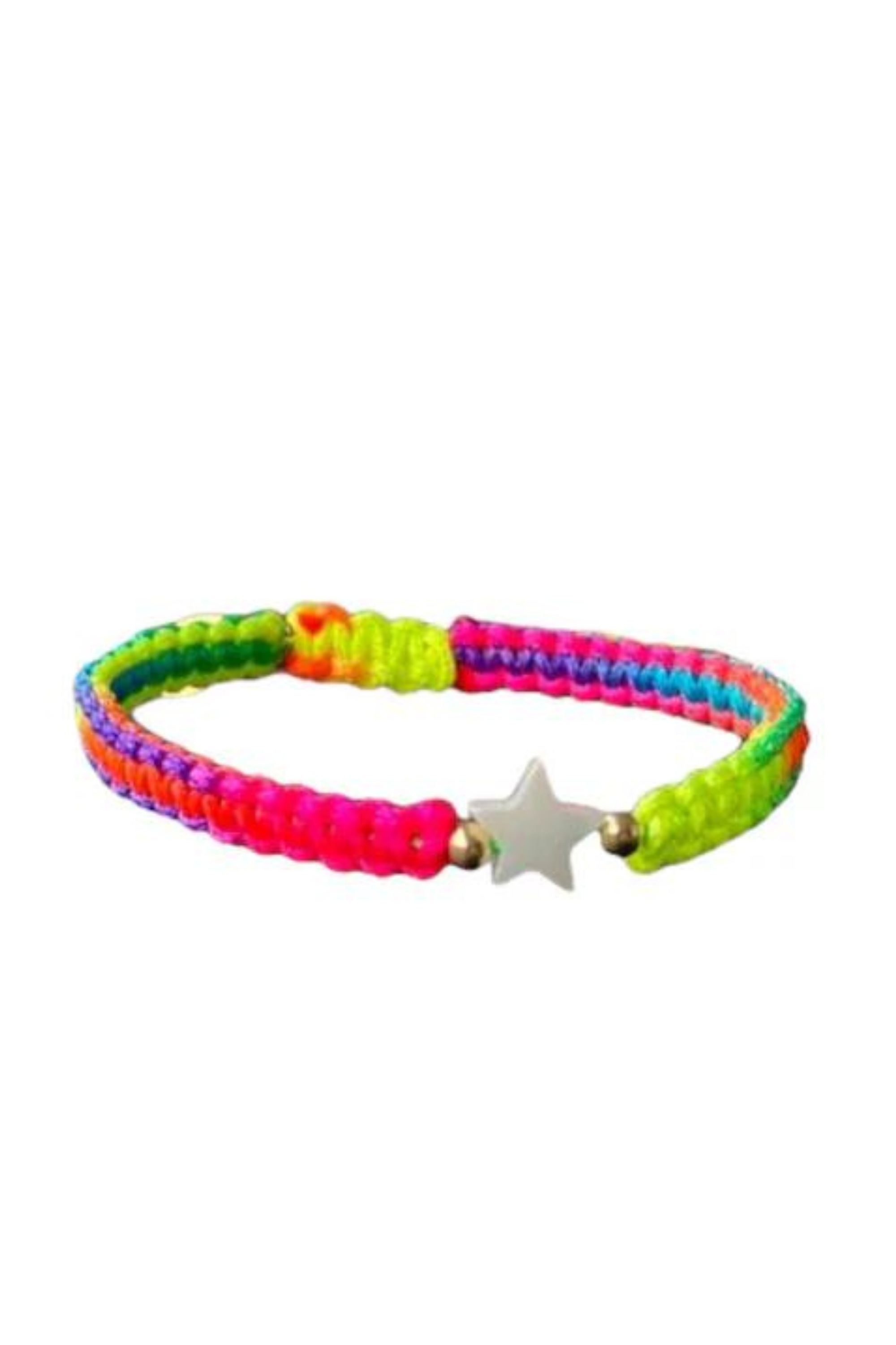 Adults - Heart - Mother of Pearl Citron Bracelets - Rainbow