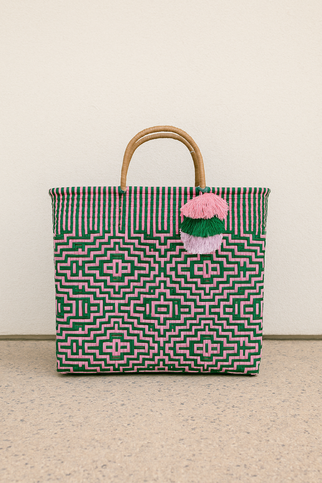 Tropical Paradise Bamboo Tote