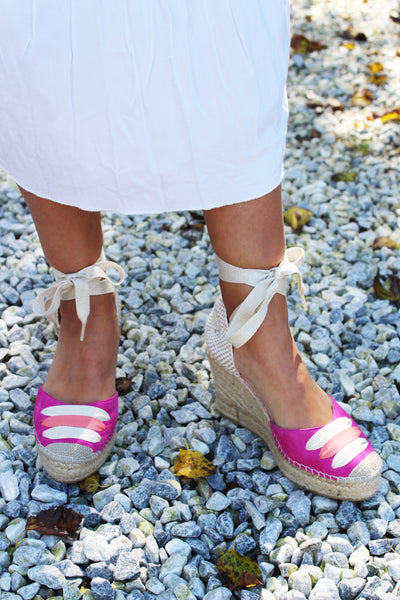 Rosa Coral Citron Espadrilles (Pre-Order)